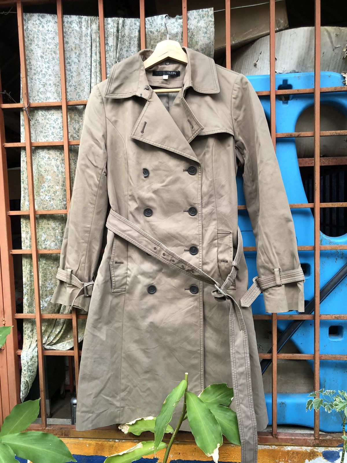 Calvin Klein Calvin Klein Trenchcoat Jacket Long Size S / US 4 / IT 40 - 1 Thumbnail