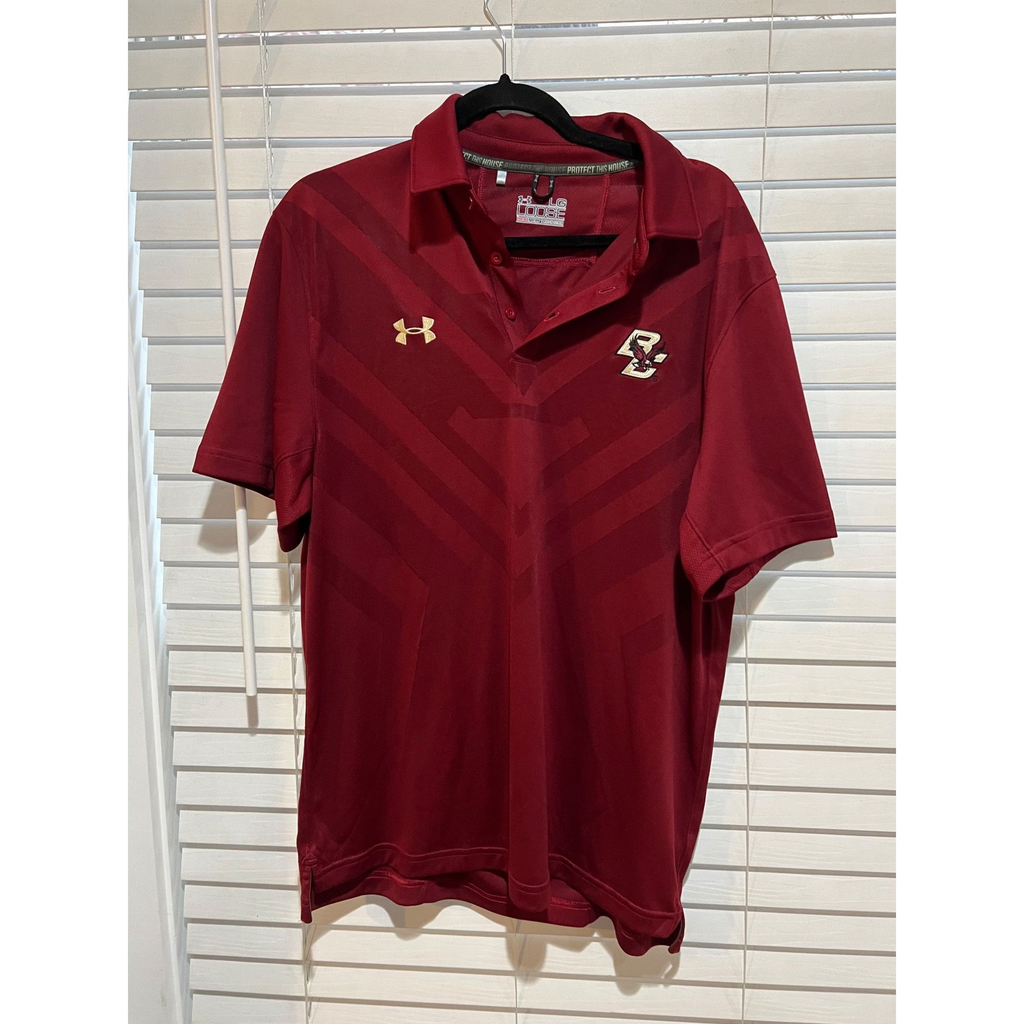 Under Armour Under Armour Boston College Eagles Polo Shirt - Size L Size US L / EU 52-54 / 3 - 1 Thumbnail