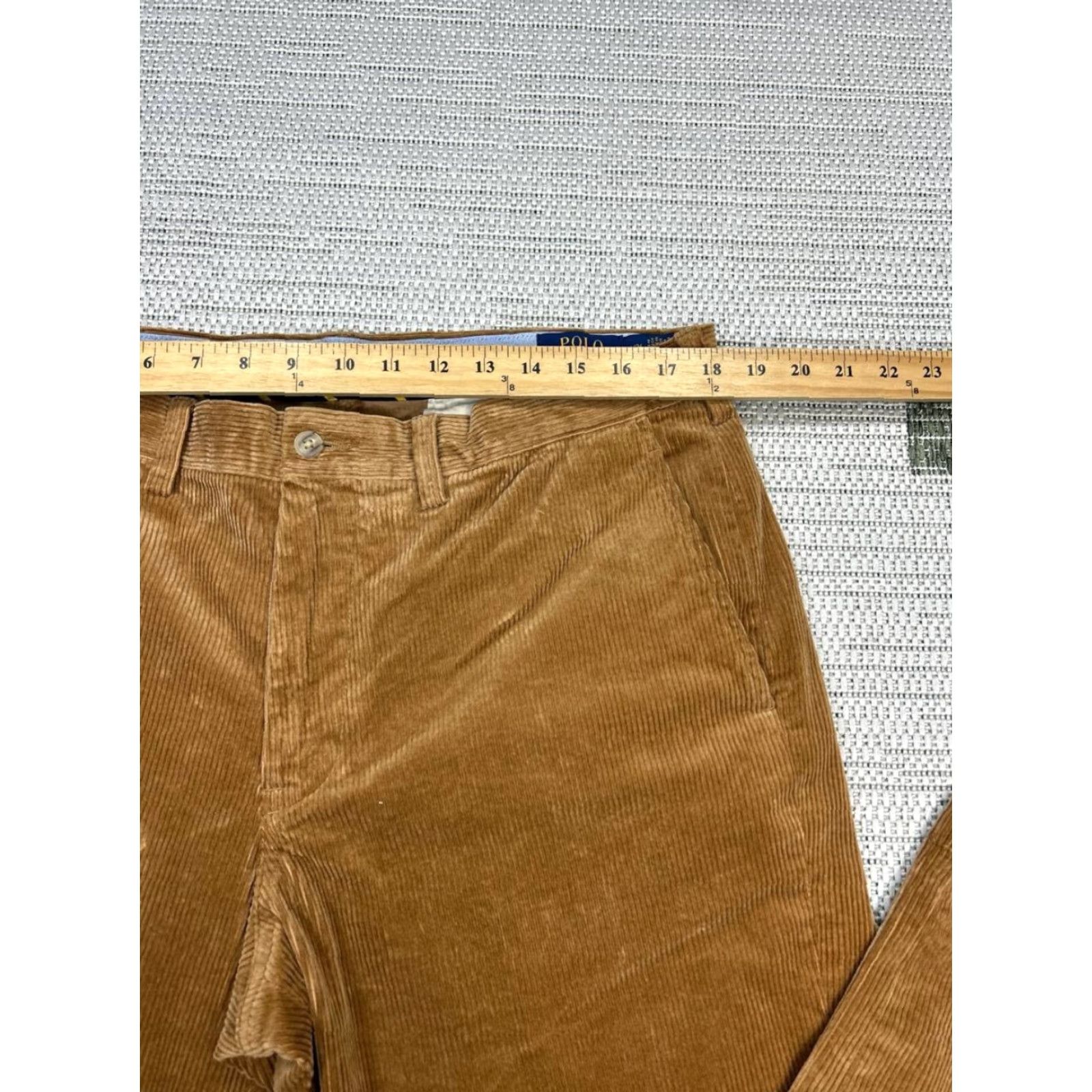 Polo Ralph Lauren Polo Ralph Lauren Pants Mens 34 Corduroy Brown Mid Rise Straight Casual Size US S / EU 44-46 / 1 - 6 Thumbnail