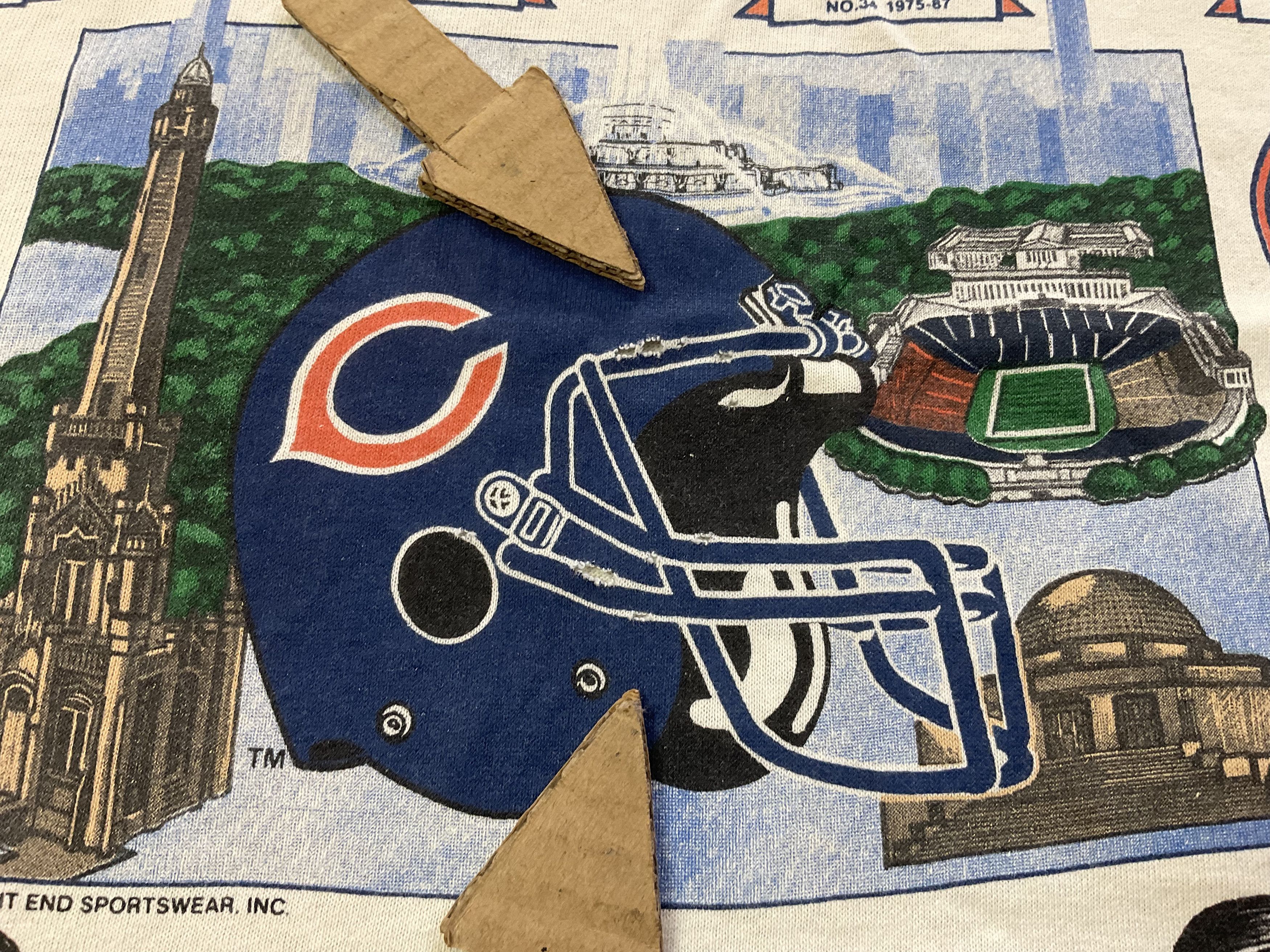 NFL Vintage 1990 Chicago Bears Legends T-Shirt Size US S / EU 44-46 / 1 - 7 Thumbnail