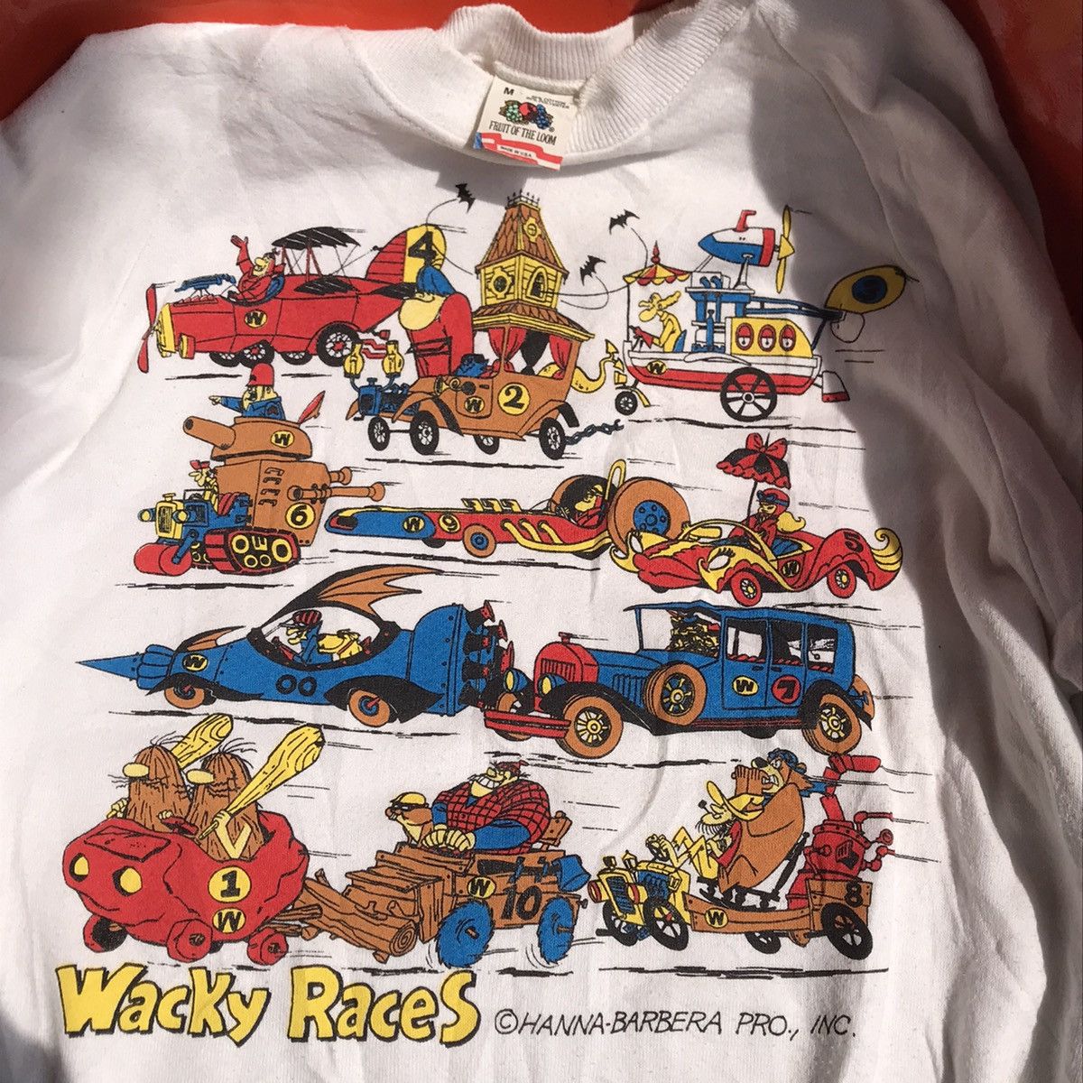 RARE buy Vintage Cartoon Network Wacky Racing Sweatshirt