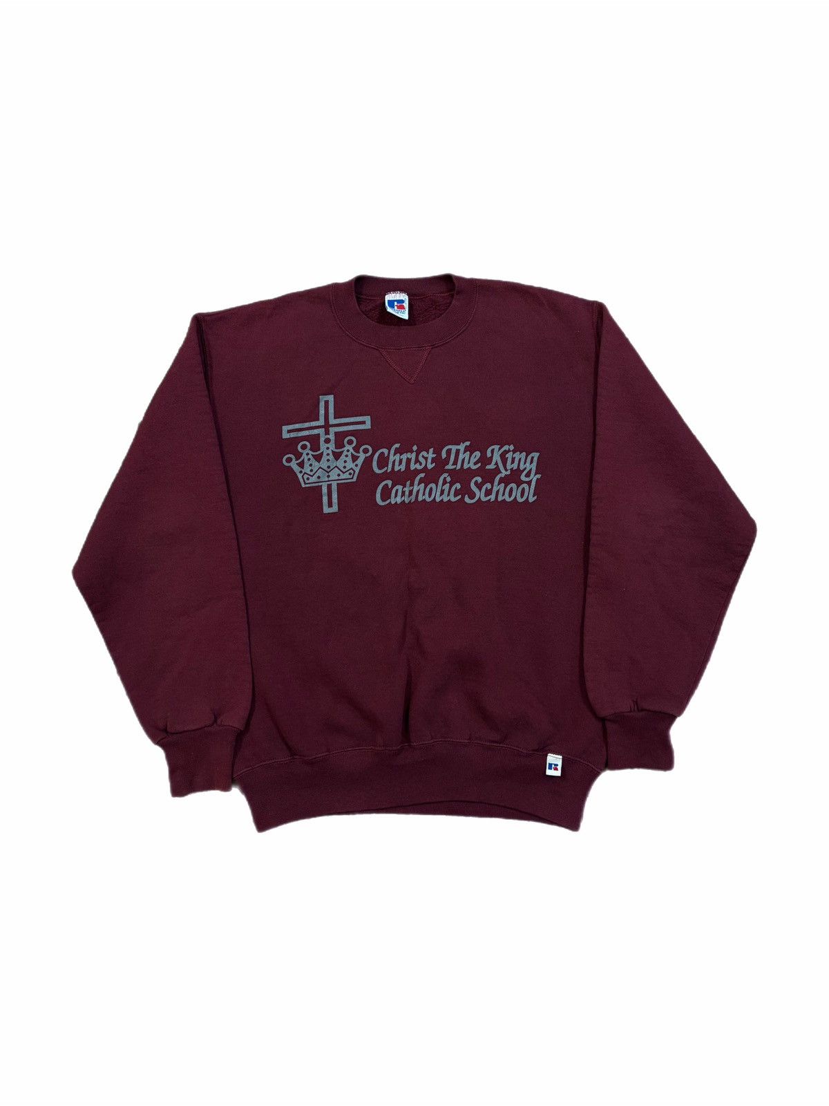 Russell Athletic Vintage Russell Athletic Sweatshirt Christ The King School Size US M / EU 48-50 / 2 - 1 Thumbnail