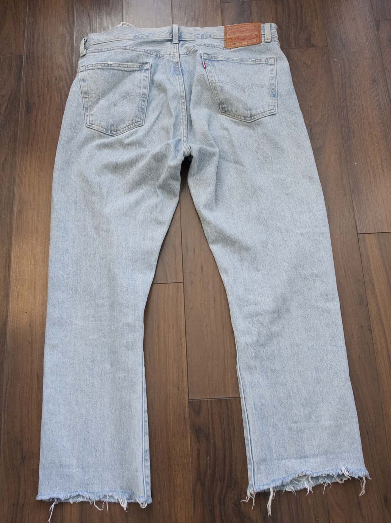 Levi's Levis 501 '93 Big E Jeans Size 35x27 Blue Size US 35 - 2 Thumbnail