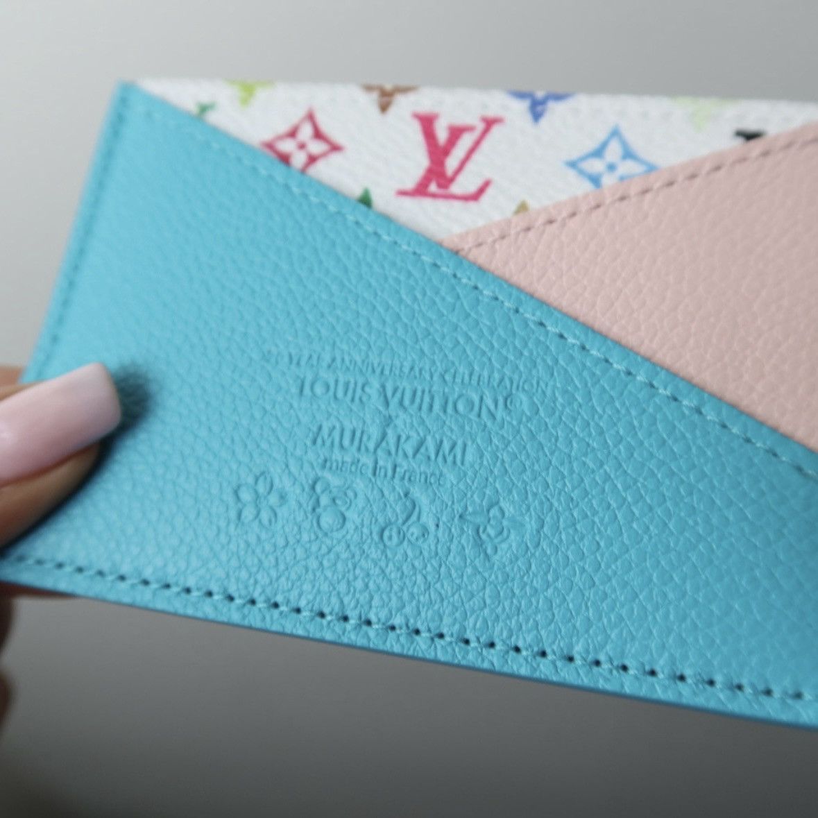 Louis Vuitton × Takashi Murakami Louis Vuitton LV × TM Criss-Cross Card Holder Size ONE SIZE - 7 Thumbnail