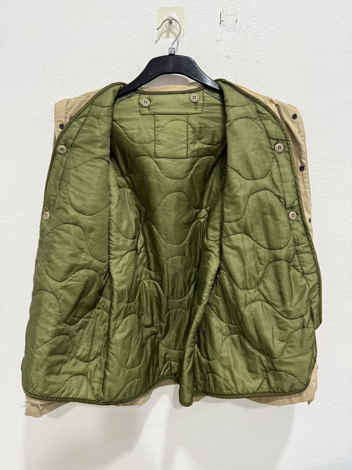 Alpha Industries VINTAGE M65 Field Jacket, Alpha Industries Tan Khaki Rare Size US S / EU 44-46 / 1 - 11 Thumbnail