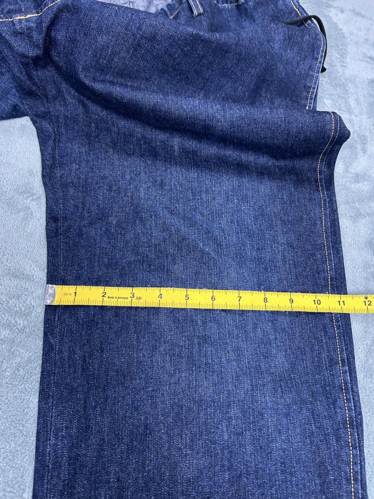 Yohji Yamamoto Yohji Yamamoto Drawstring Denim Jeans Size US 35 - 11 Thumbnail
