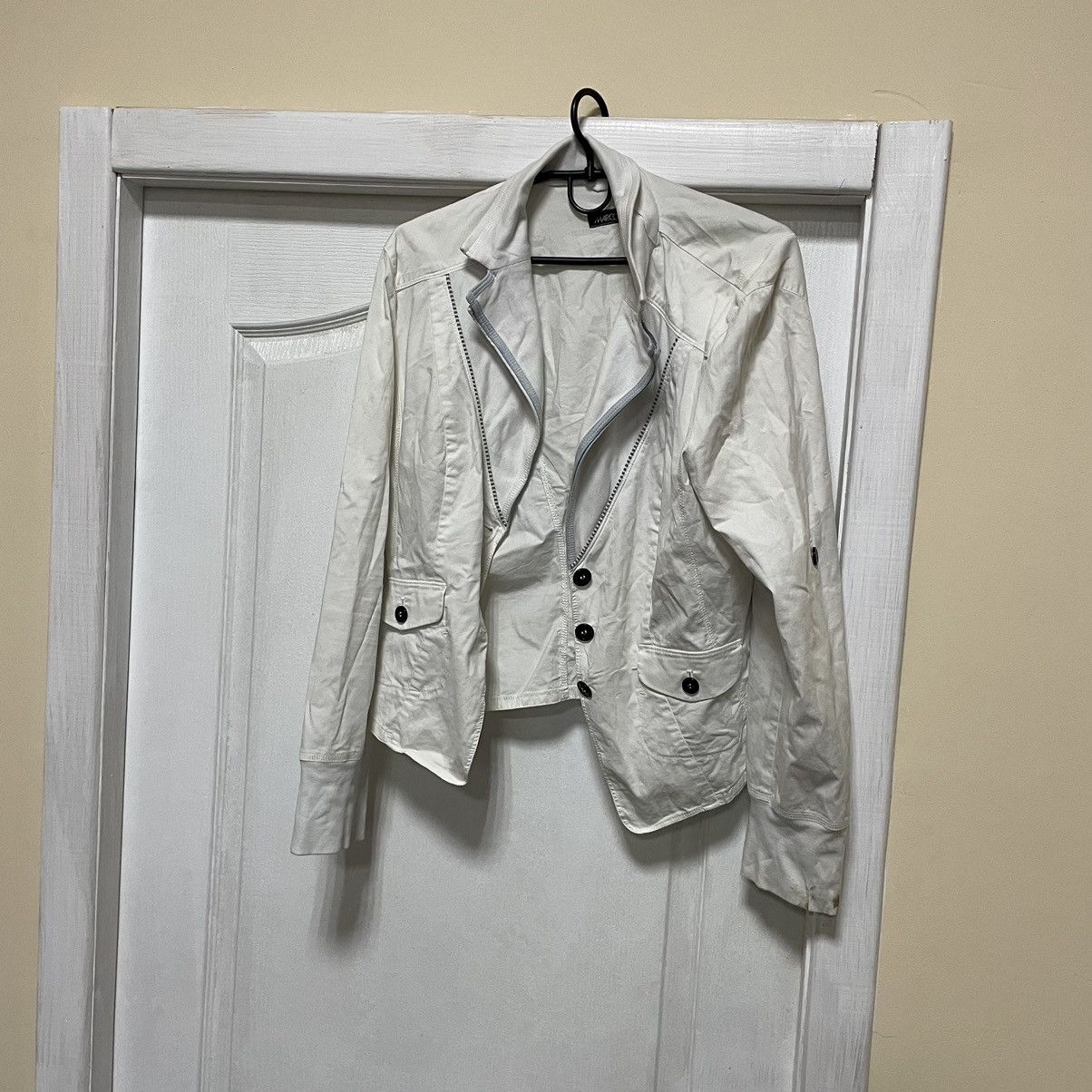 Seditionaries Vintage blazer Marc Cain Zip 00s sweater jacket vest old Size M / US 6-8 / IT 42-44 - 1 Thumbnail