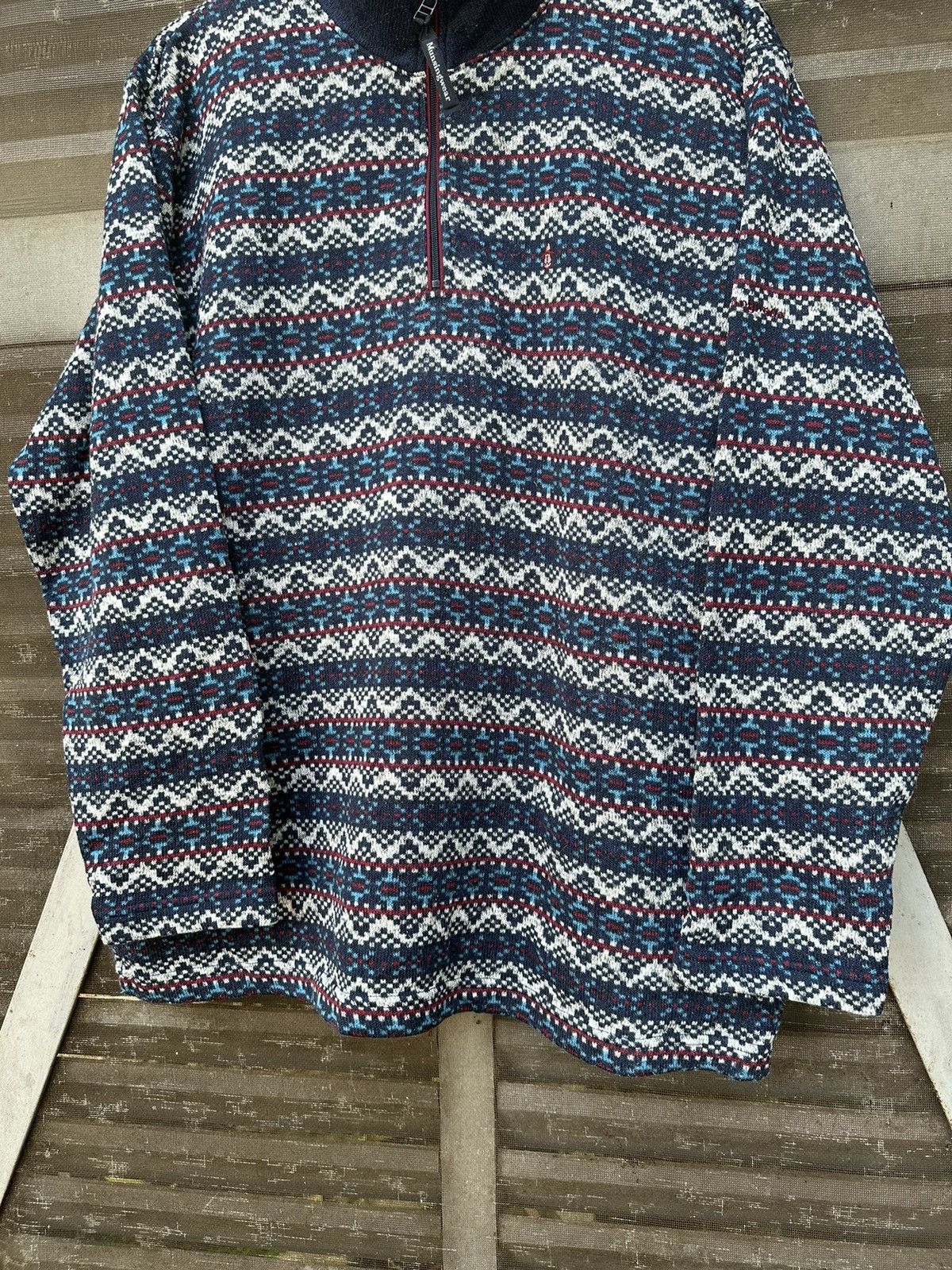 Japanese Brand 👹MunsingWear Pullover Jacket Size US L / EU 52-54 / 3 - 6 Thumbnail