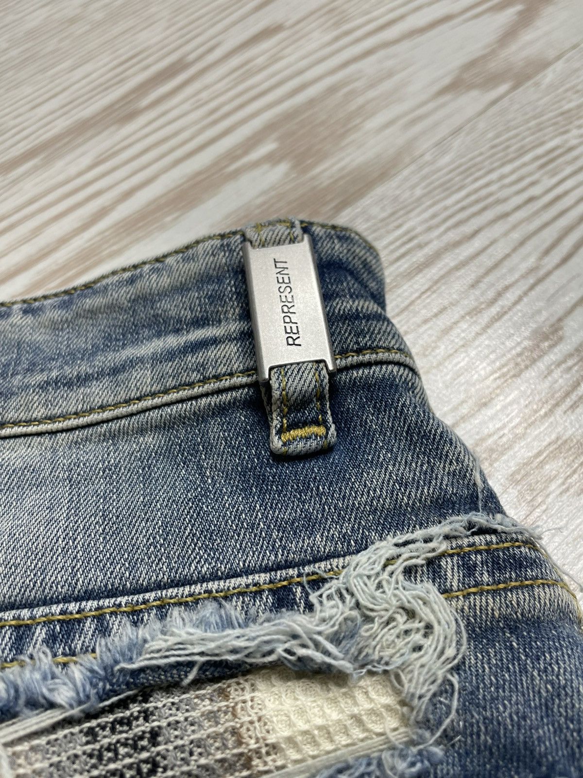 Represent Clo. Represent Underwear Denim Shorts Size US 33 - 8 Thumbnail