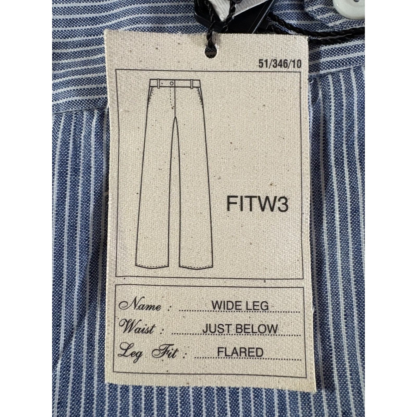 Weekend Max Mara MaxMara Weekend Linen blend wide Leg Pants size 10 color nav Size 32" / US 10 / IT 46 - 9 Thumbnail