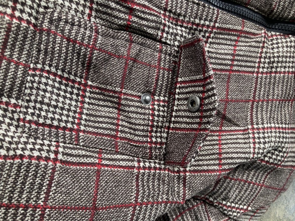 Japanese Brand Lock Heaven Plaid Fleece Lined Tartan Utility Jacket Size US L / EU 52-54 / 3 - 10 Thumbnail