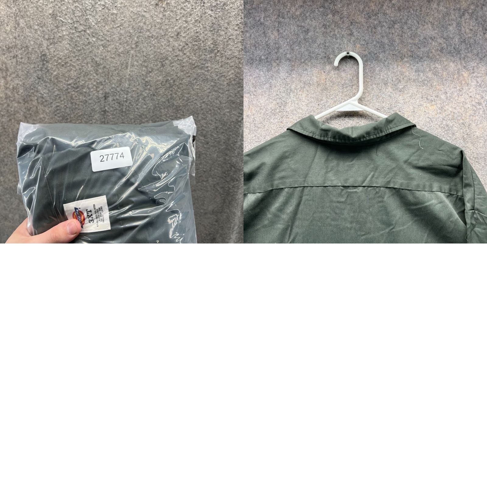Dickies Dickies Shirt Mens 3XT Legend Green Casual Button Down Twill Workwear Tall Size US XXL / EU 58 / 5 - 9 Thumbnail