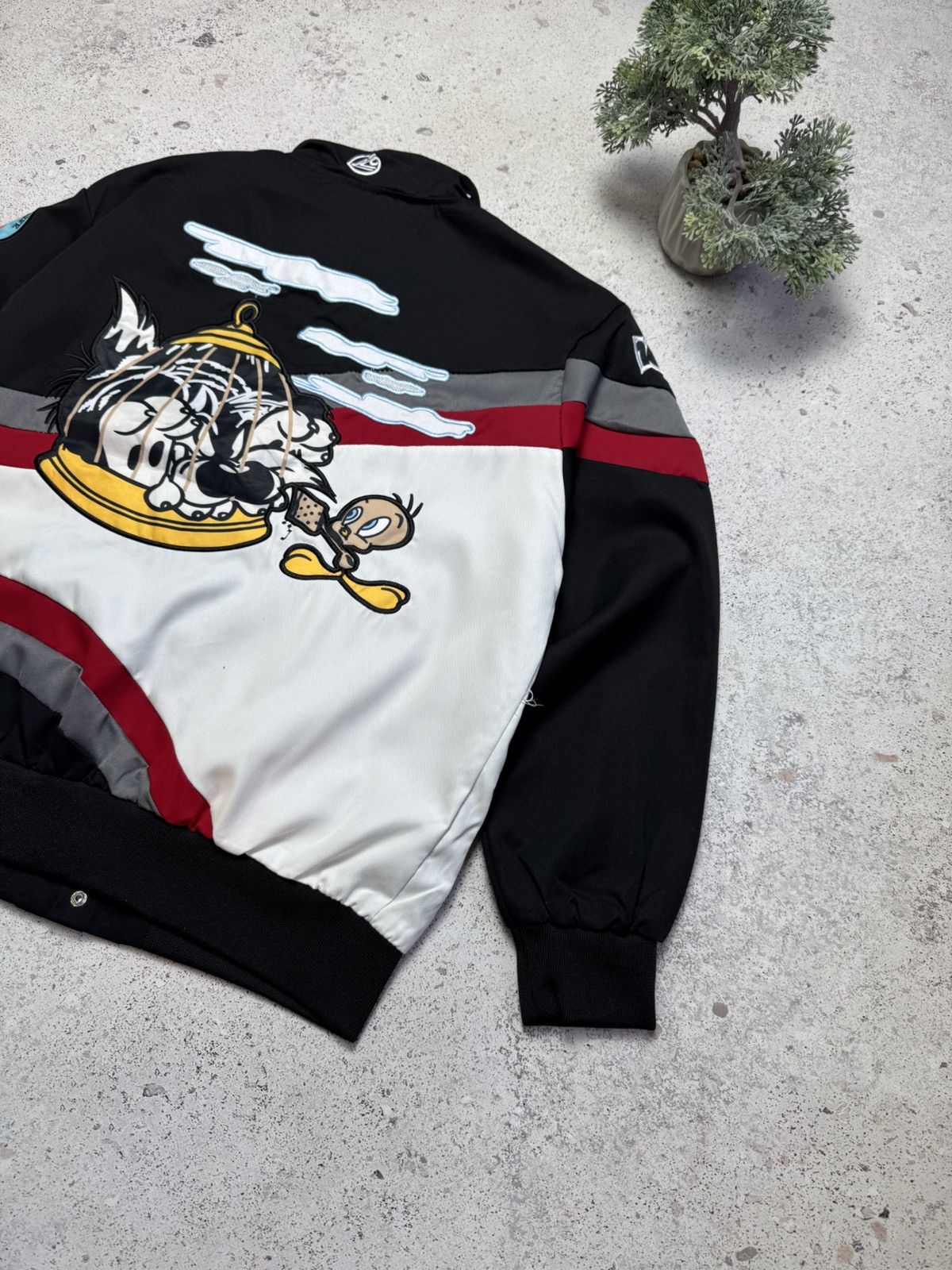 NASCAR Looney Tunes Tweety Sylvester Bomber Light jacket F1 Racing Size US M / EU 48-50 / 2 - 11 Thumbnail