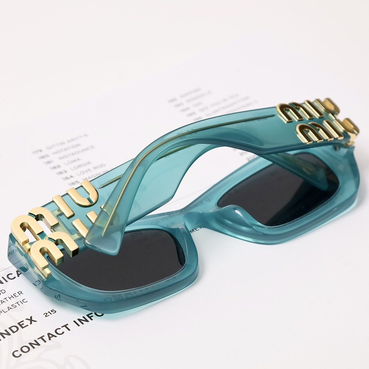 Miu Miu MIU MIU 0MU 09WS SUNGLASSES Size ONE SIZE - 8 Thumbnail