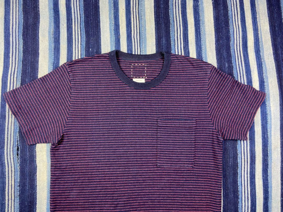 Visvim VISVIM 16SS BORDER TEE S/S 2 Striped Size US M / EU 48-50 / 2 - 3 Thumbnail