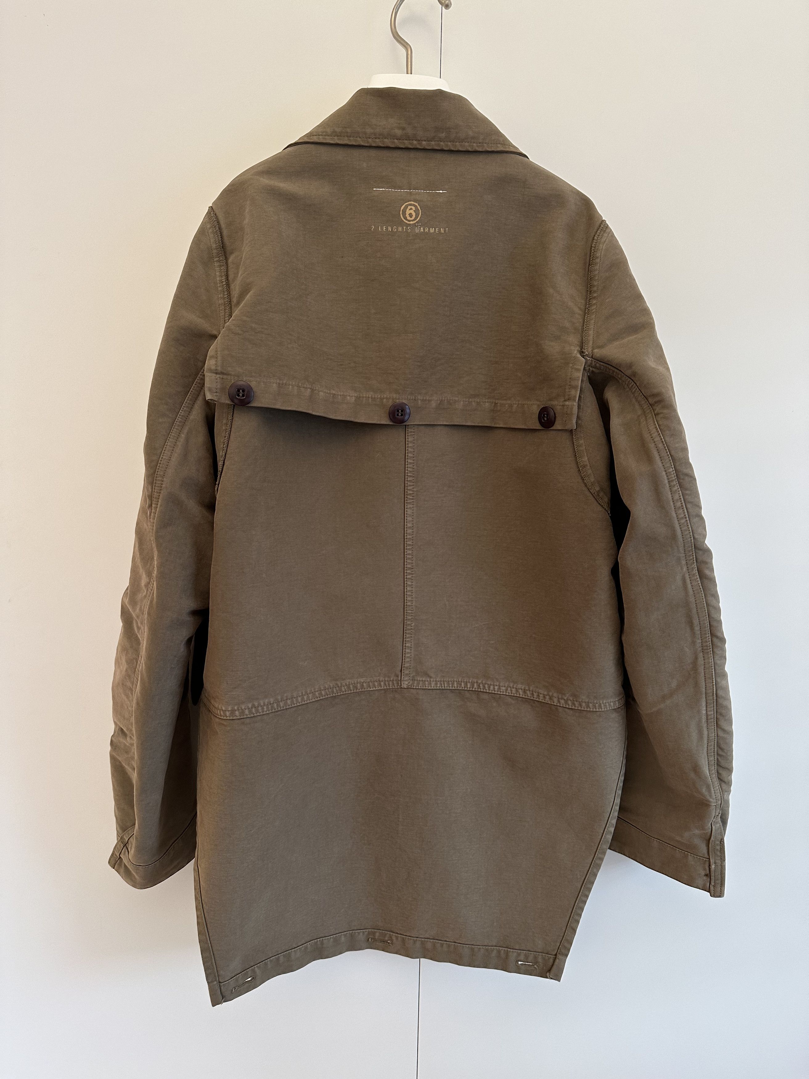 Maison Margiela TRANSFORMABLE 2 LENGTH GARMENT Size US XS / EU 42 / 0 - 6 Thumbnail