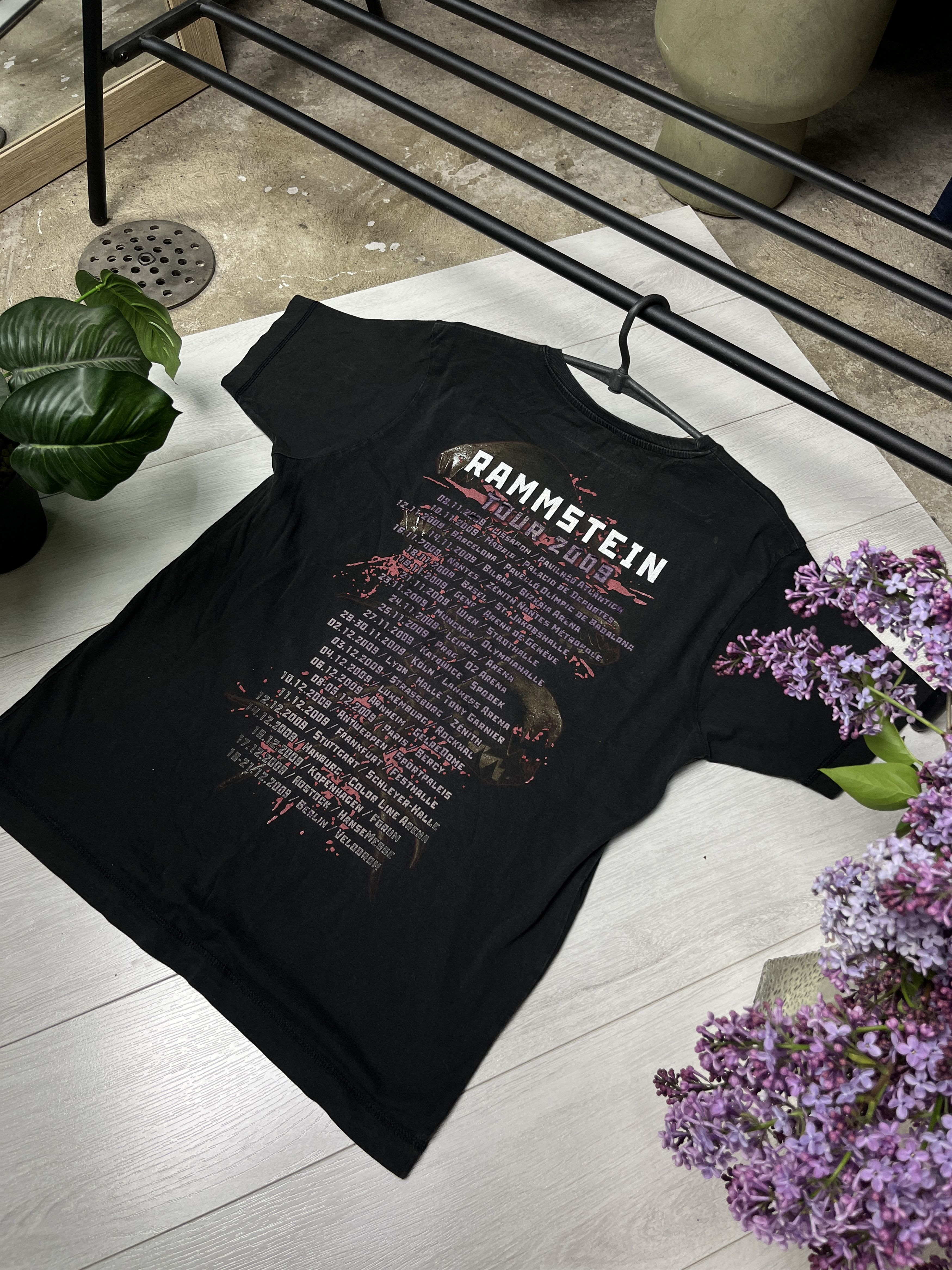 Vintage 2009 RAMMSTEIN "LIEBE IST FÜR ALLE DA" TOUR TEE - № 967 Size US L / EU 52-54 / 3 - 4 Thumbnail