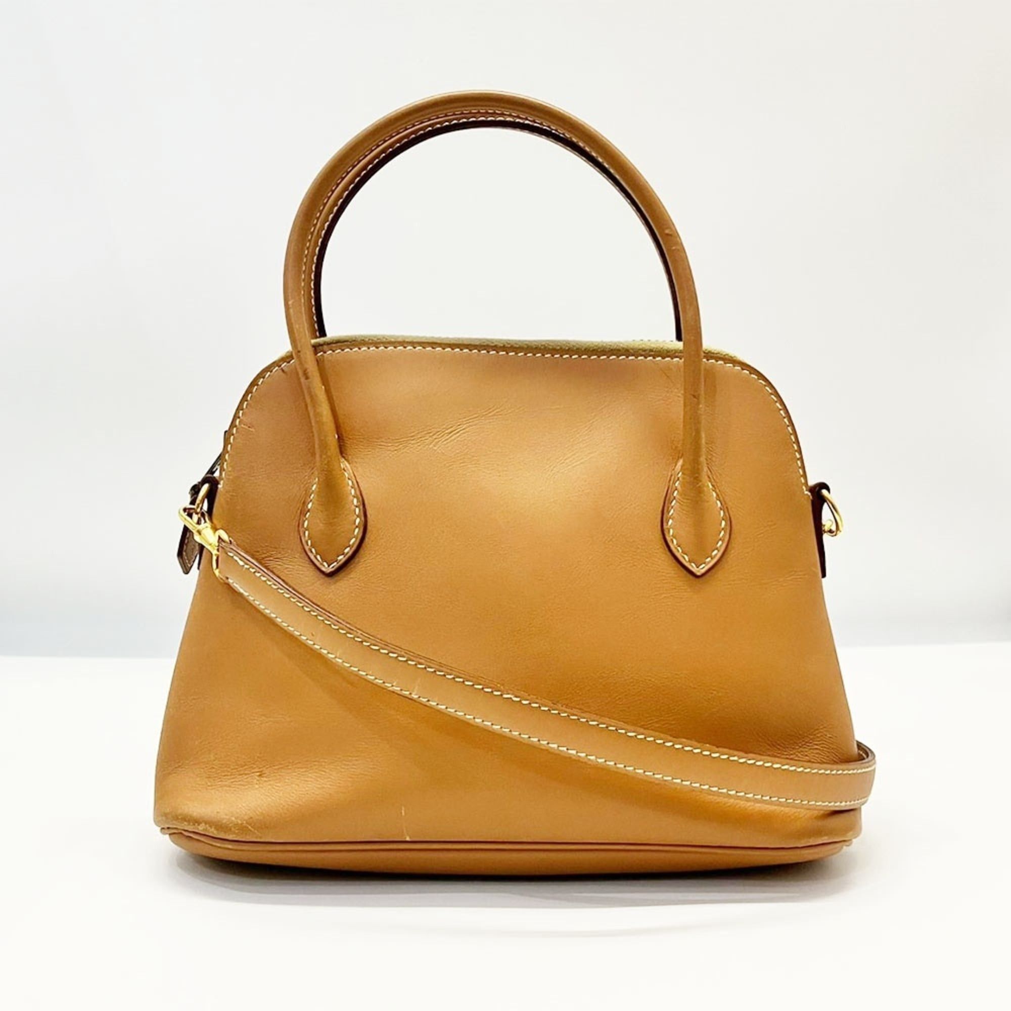 Hermes Hermes Mini Bolide 20 Leather Handbag/Shoulder Bag Size ONE SIZE - 1 Thumbnail