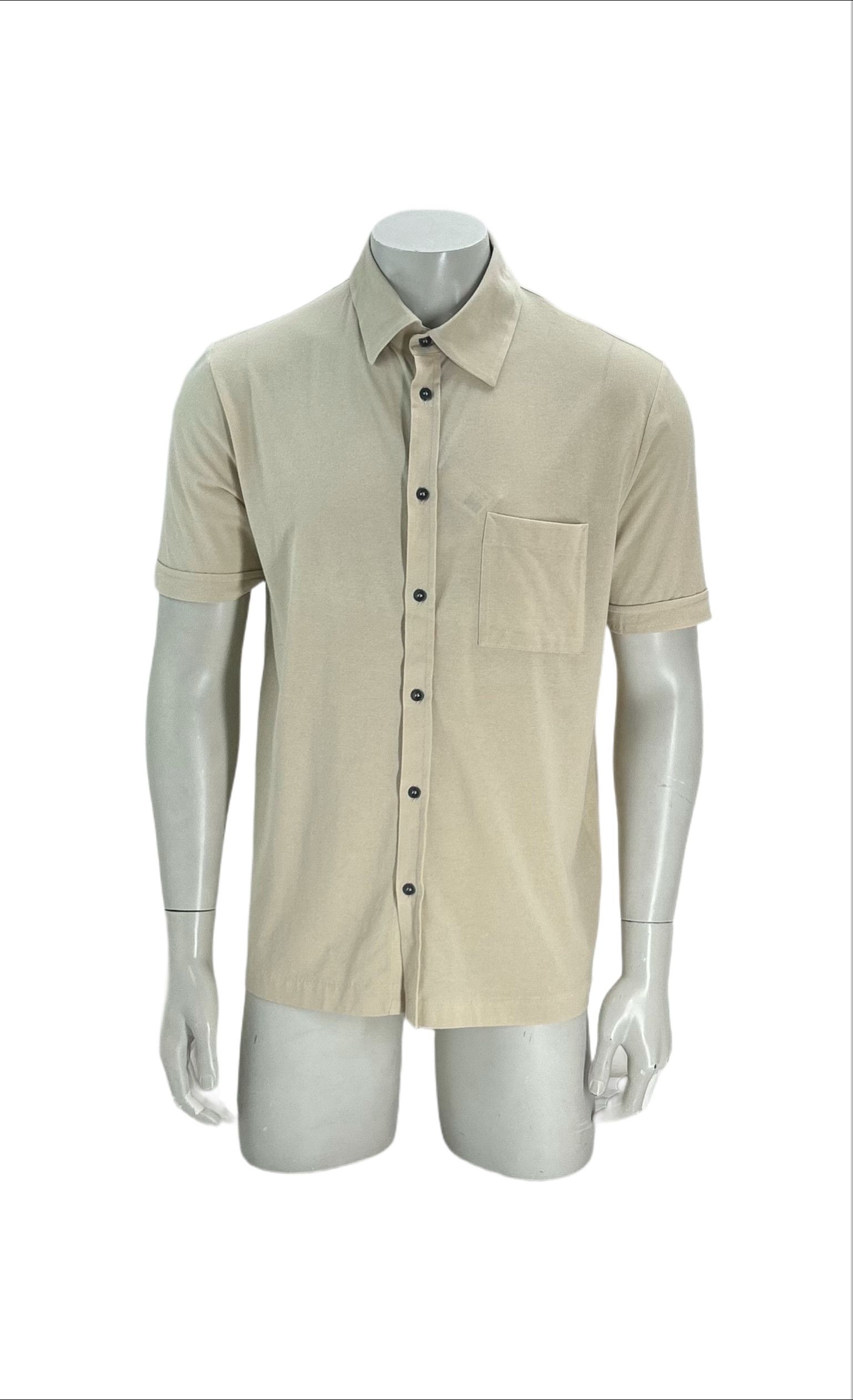 CP Company Ecru Short Sleeve Shirt