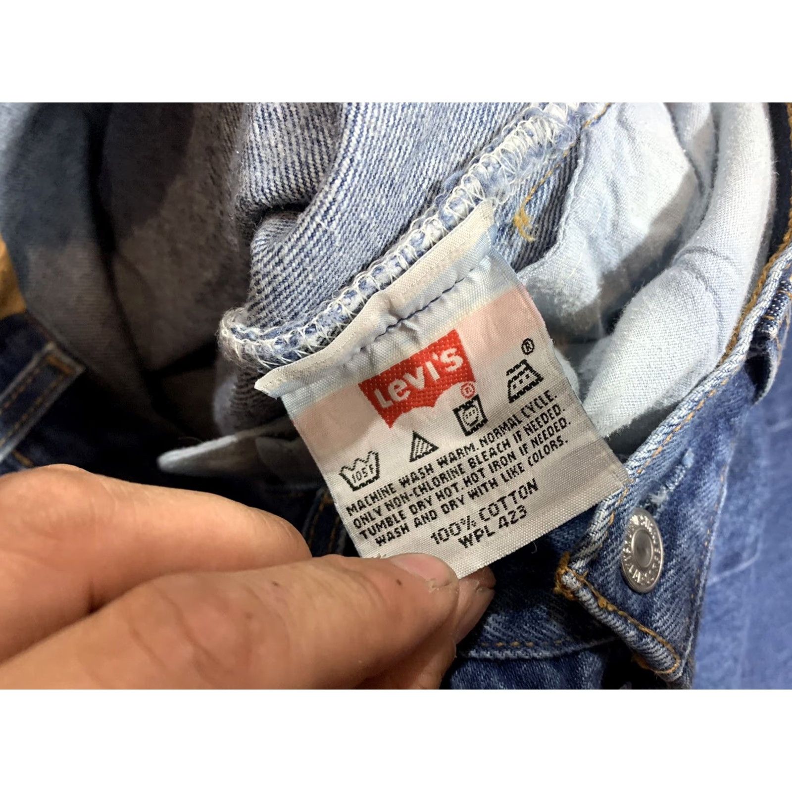 Levi's VINTAGE Levi's 501 Button Fly Straight Jeans Men's Blue Size 31 x 30 Size US 31 - 8 Thumbnail