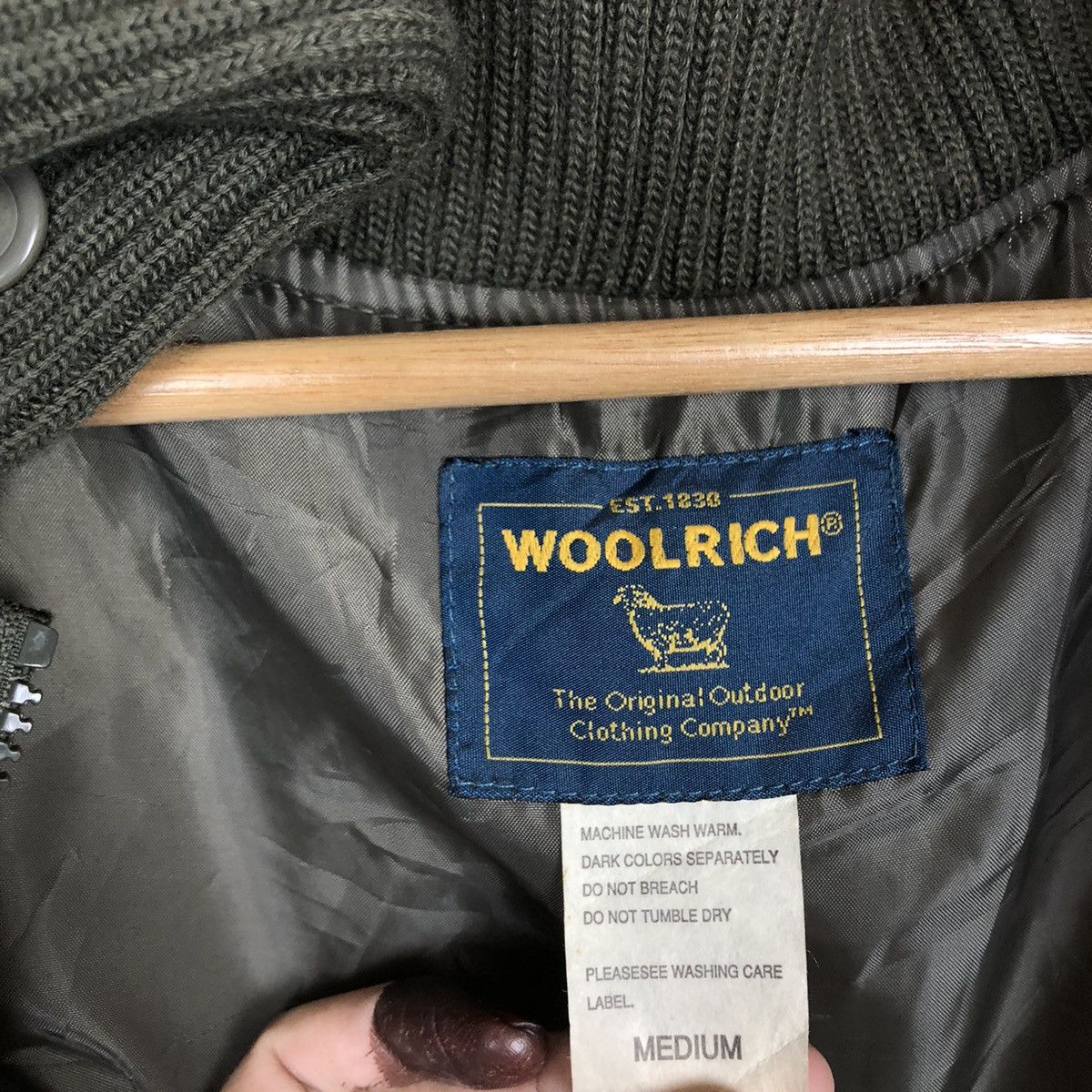 Woolrich Woolen Mills VINTAGE VARSITY BOMBER JACKET WOOLRICH JAPAN ISSEY MIYAKE Size US M / EU 48-50 / 2 - 12 Thumbnail
