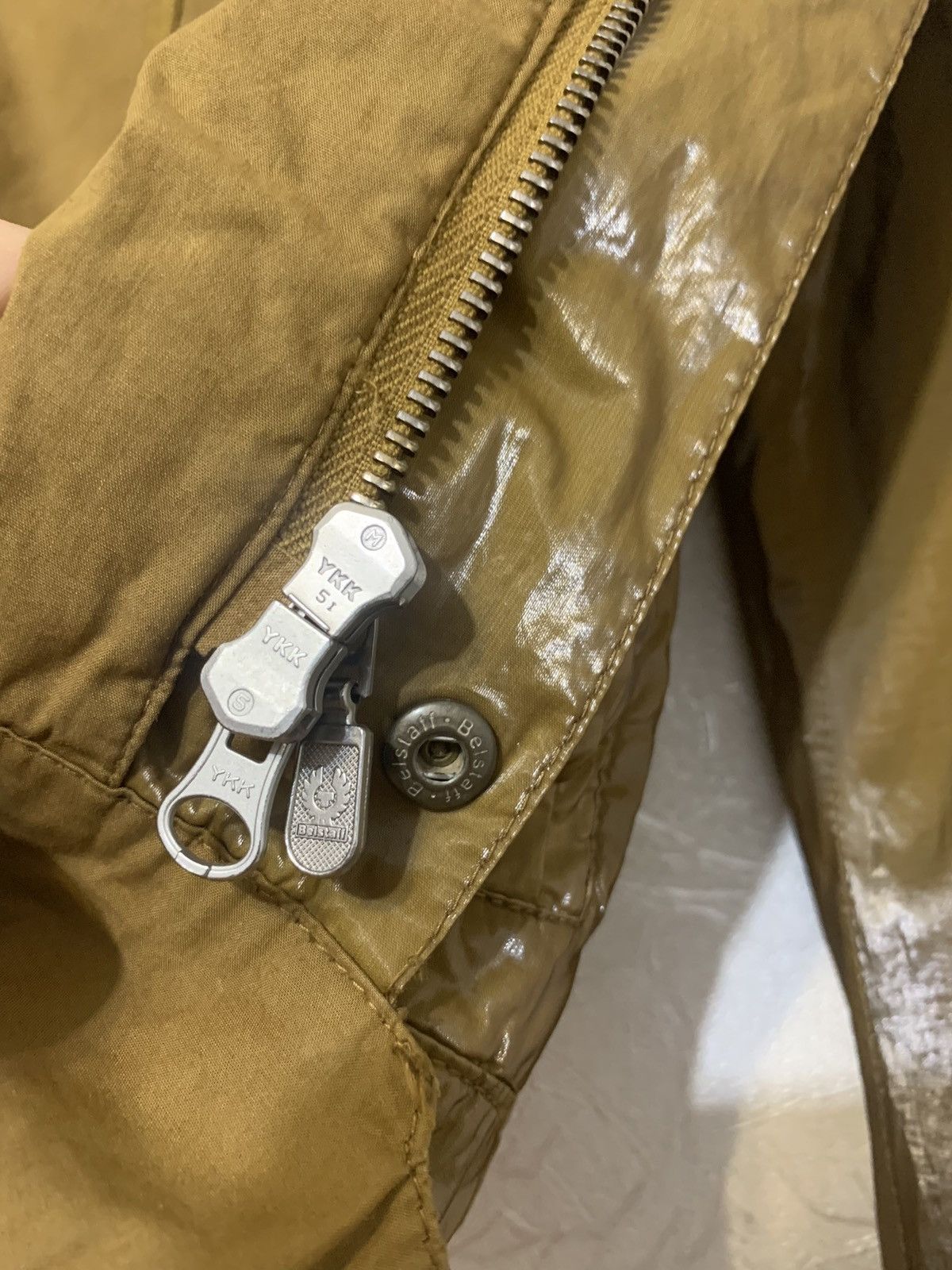 Belstaff Belstaff Gold Label Biker Gold Metallic Jacket Made In Italy Size M / US 6-8 / IT 42-44 - 15 Thumbnail