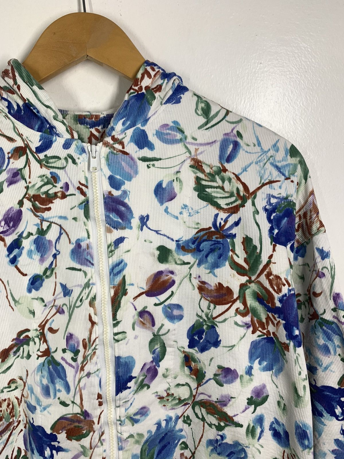 Designer × Japanese Brand Japanese Brand Floral Hoodie Jacket Size XXL / US 16-18 / IT 52-54 - 3 Thumbnail