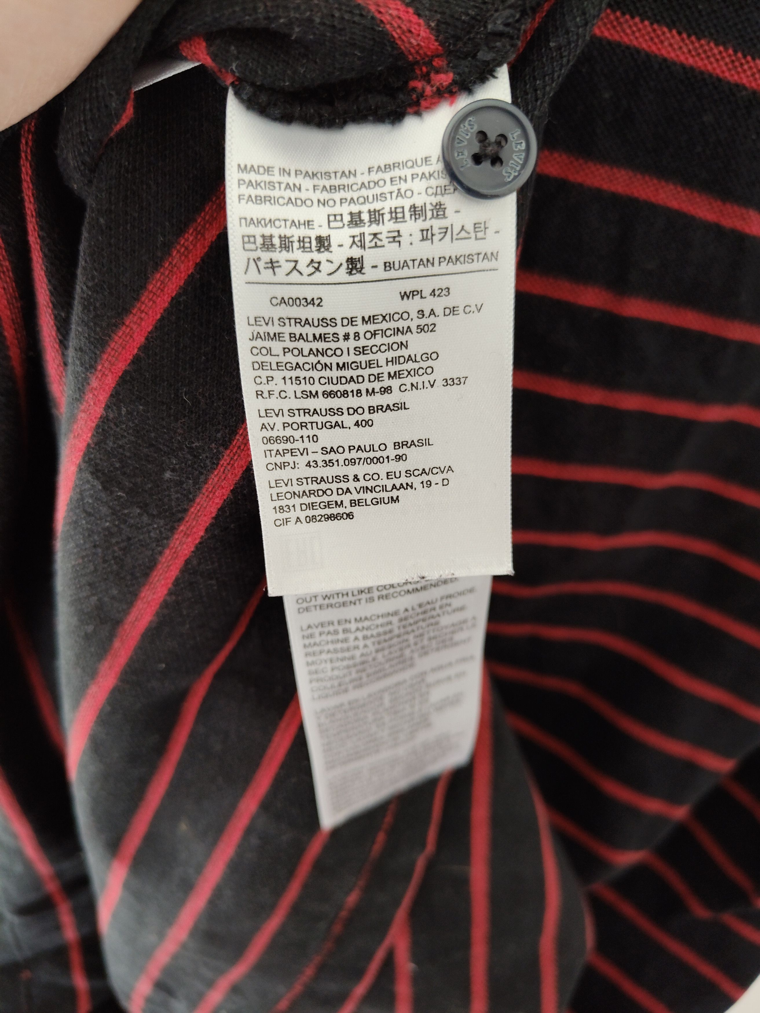 Levi's × Levi's Vintage Clothing Vintage Levi's Polo Shirt Large Men's y2k , streetwear Size US L / EU 52-54 / 3 - 5 Thumbnail