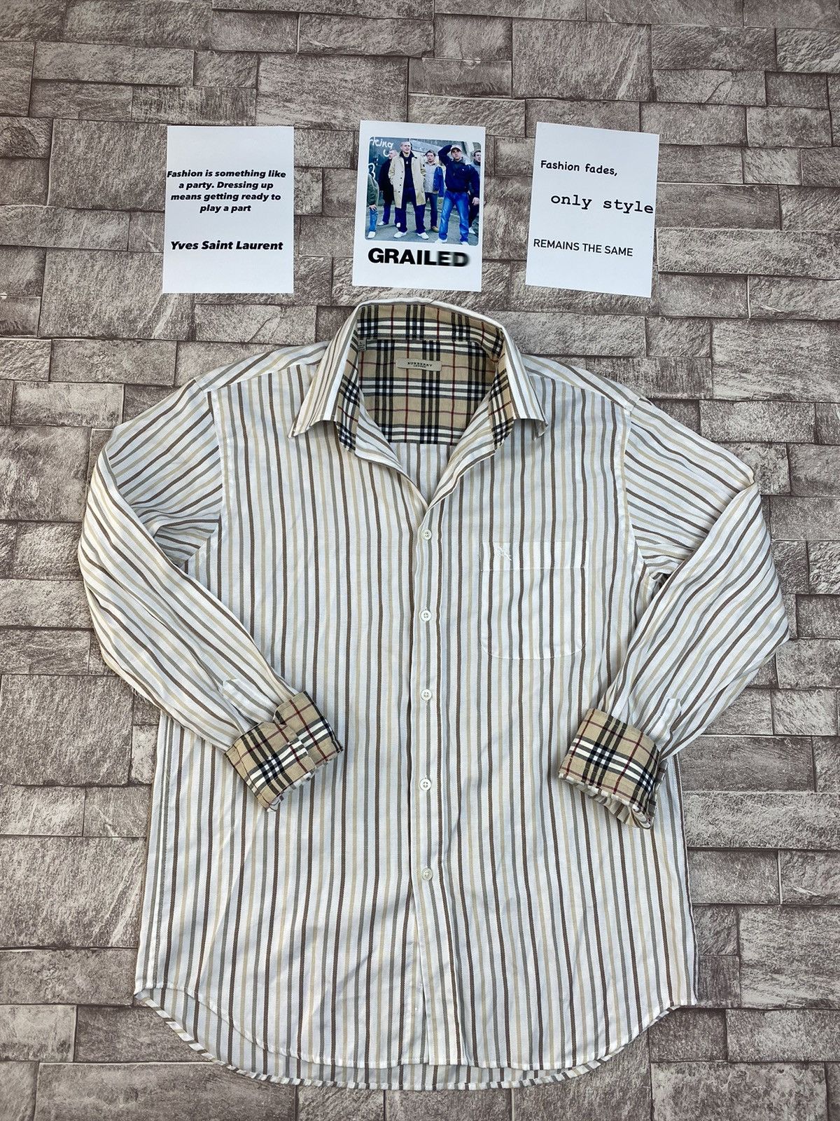 Burberry VINTAGE FLANNEL by Travis Scott style BURBERRY Size US L / EU 52-54 / 3 - 1 Thumbnail