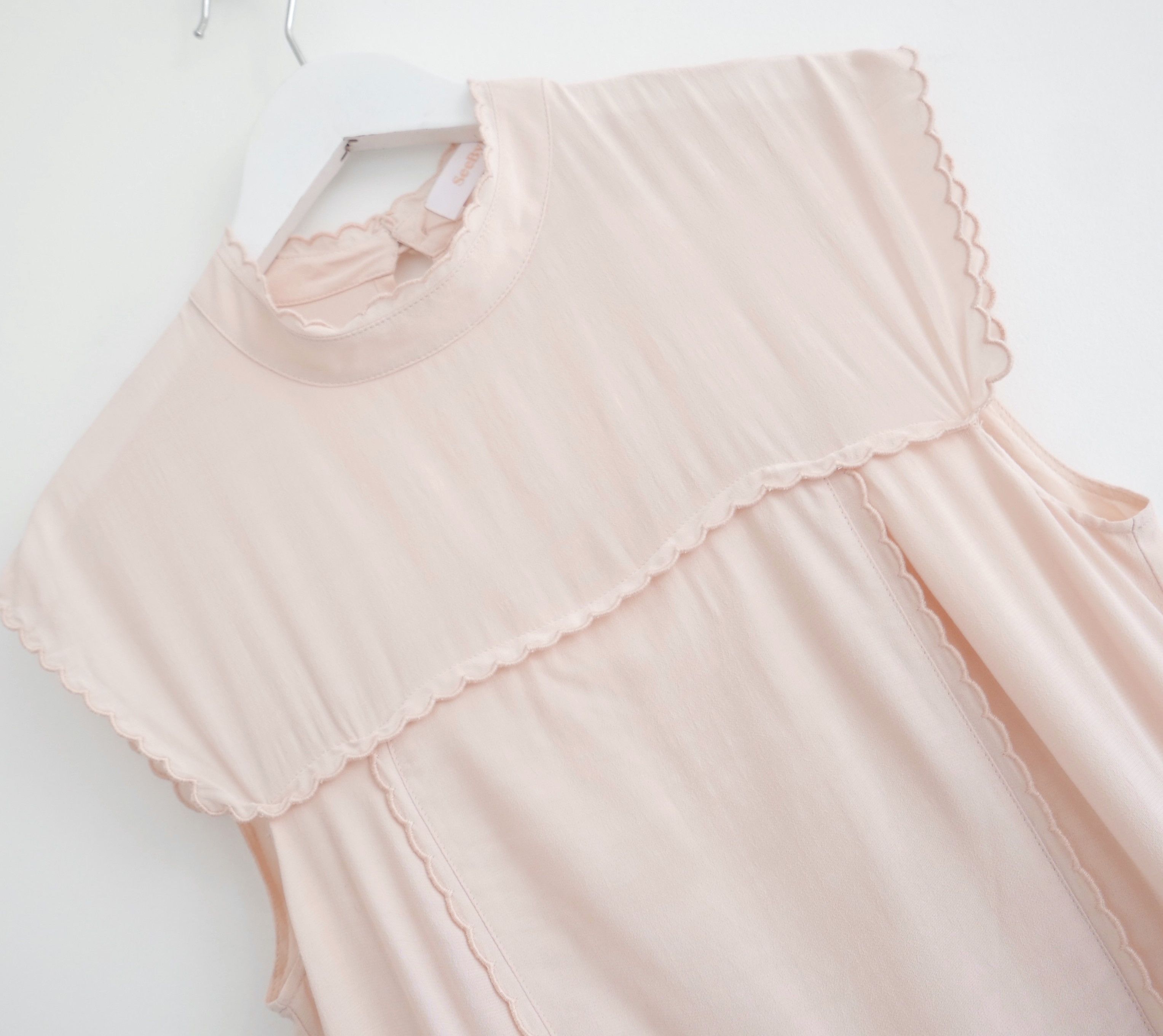 See by Chloe See By Chloe Pink Vintage Inspired Dress Size XS / US 0-2 / IT 36-38 - 2 Thumbnail