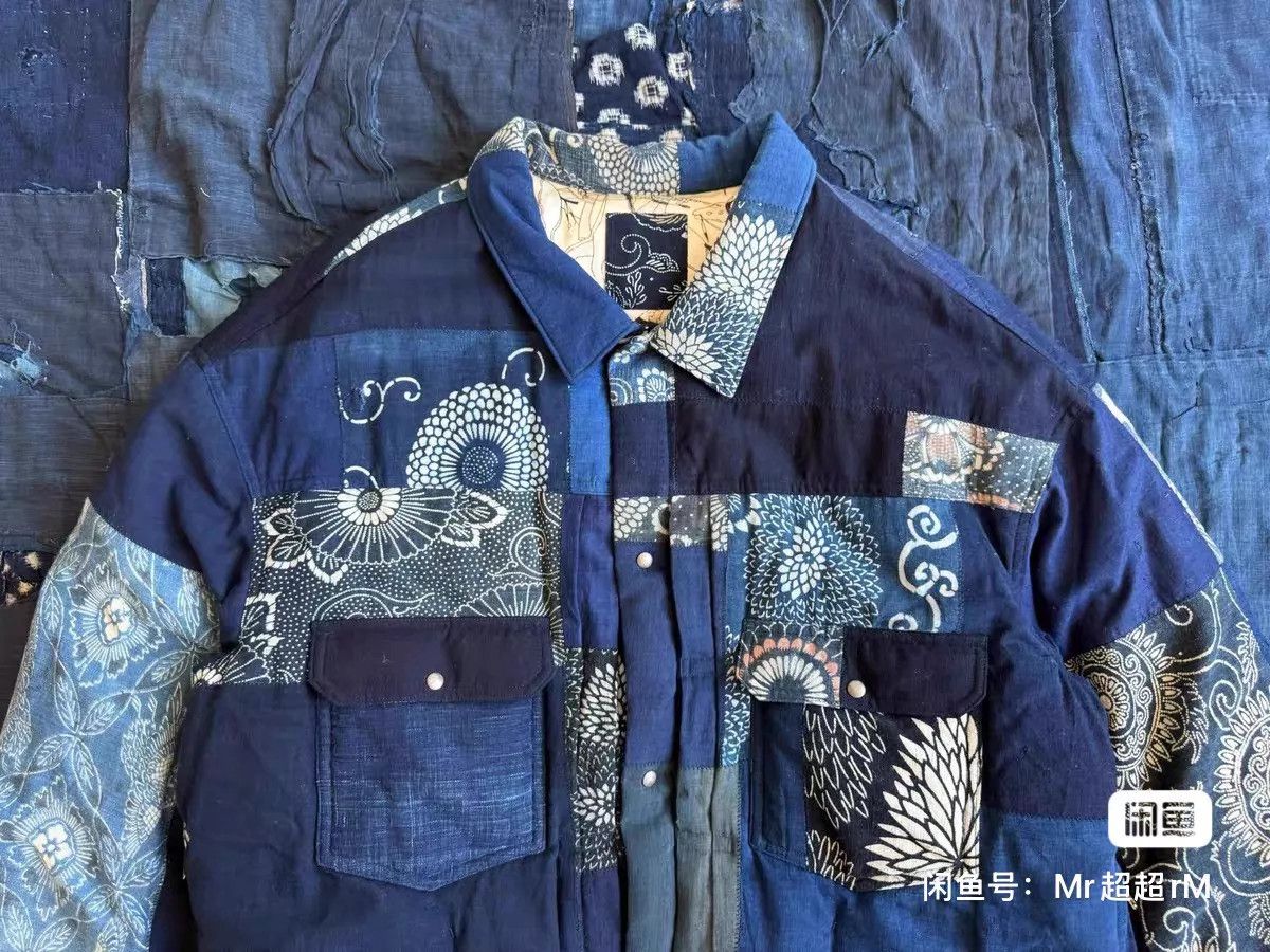 Visvim VISVIM 22AW ICT 101XX KOFU indigo pttn down jkt 4 Size US XL / EU 56 / 4 - 4 Thumbnail