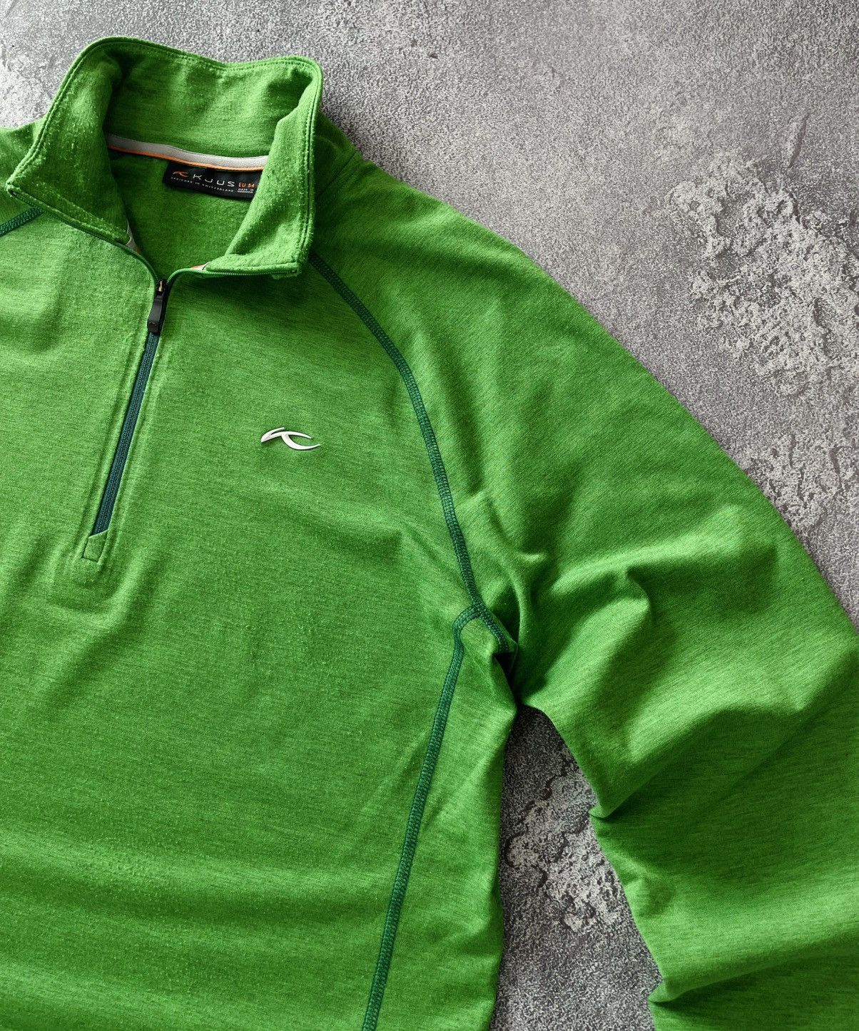 KJUS KJUS Trace Half-Zip Men’s Green Pullover Long Sleeve L Size Size US L / EU 52-54 / 3 - 6 Thumbnail