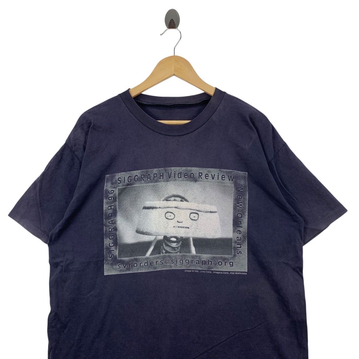 Vintage Vintage 90s SIGGRAPH VIDEO REVIEW 1996 Koji Matsuoka Tshirt Size US L / EU 52-54 / 3 - 2 Thumbnail
