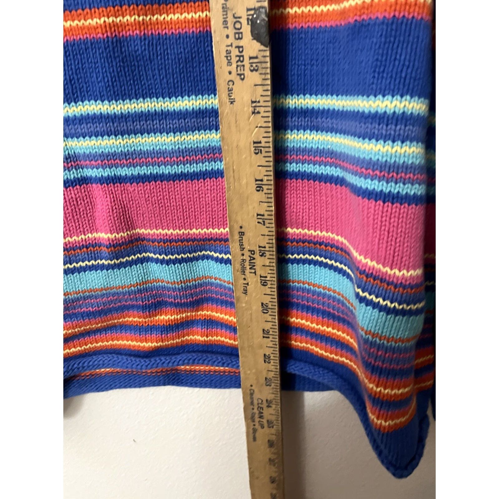 Ralph Lauren Lauren Ralph Lauren Women's Multicolored Large Boatneck Sweater Size L / US 10 / IT 46 - 4 Thumbnail