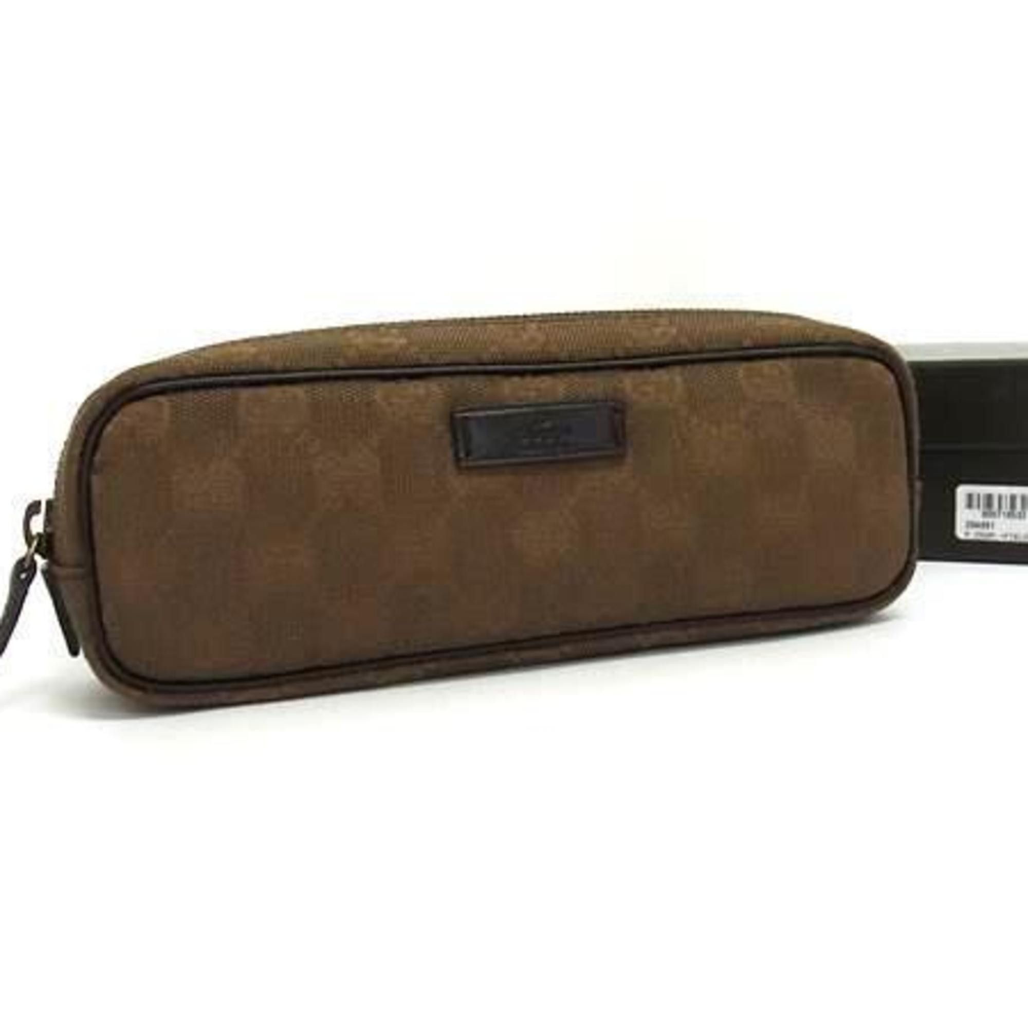 Gucci GUCCI Multi-Case Pen Case 106648 Brown GG Canvas and Leather for Men Women Size ONE SIZE - 1 Thumbnail