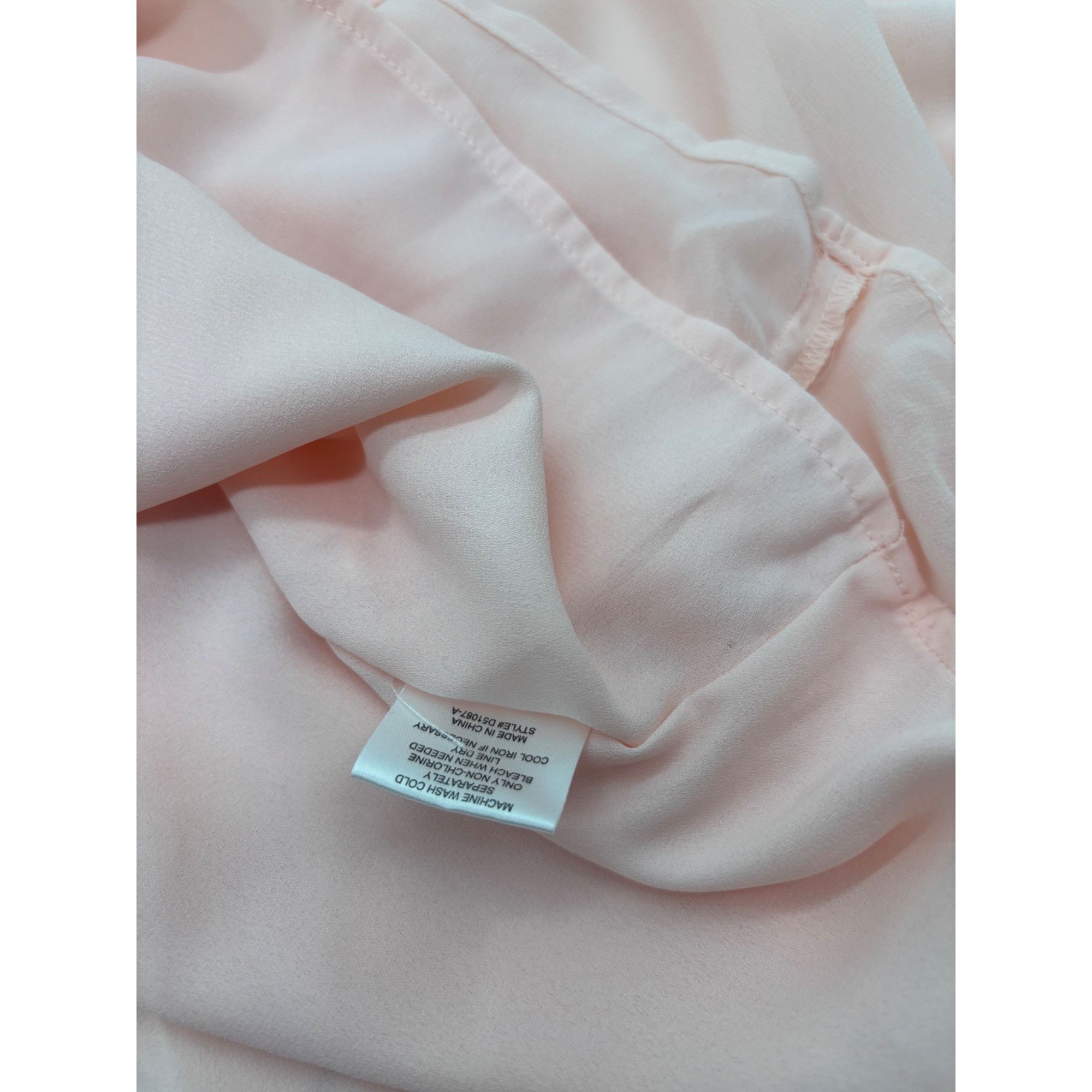 Other Q & A Volume Sleeve Blouse, Pale Pink, XS Size XS / US 0-2 / IT 36-38 - 8 Thumbnail