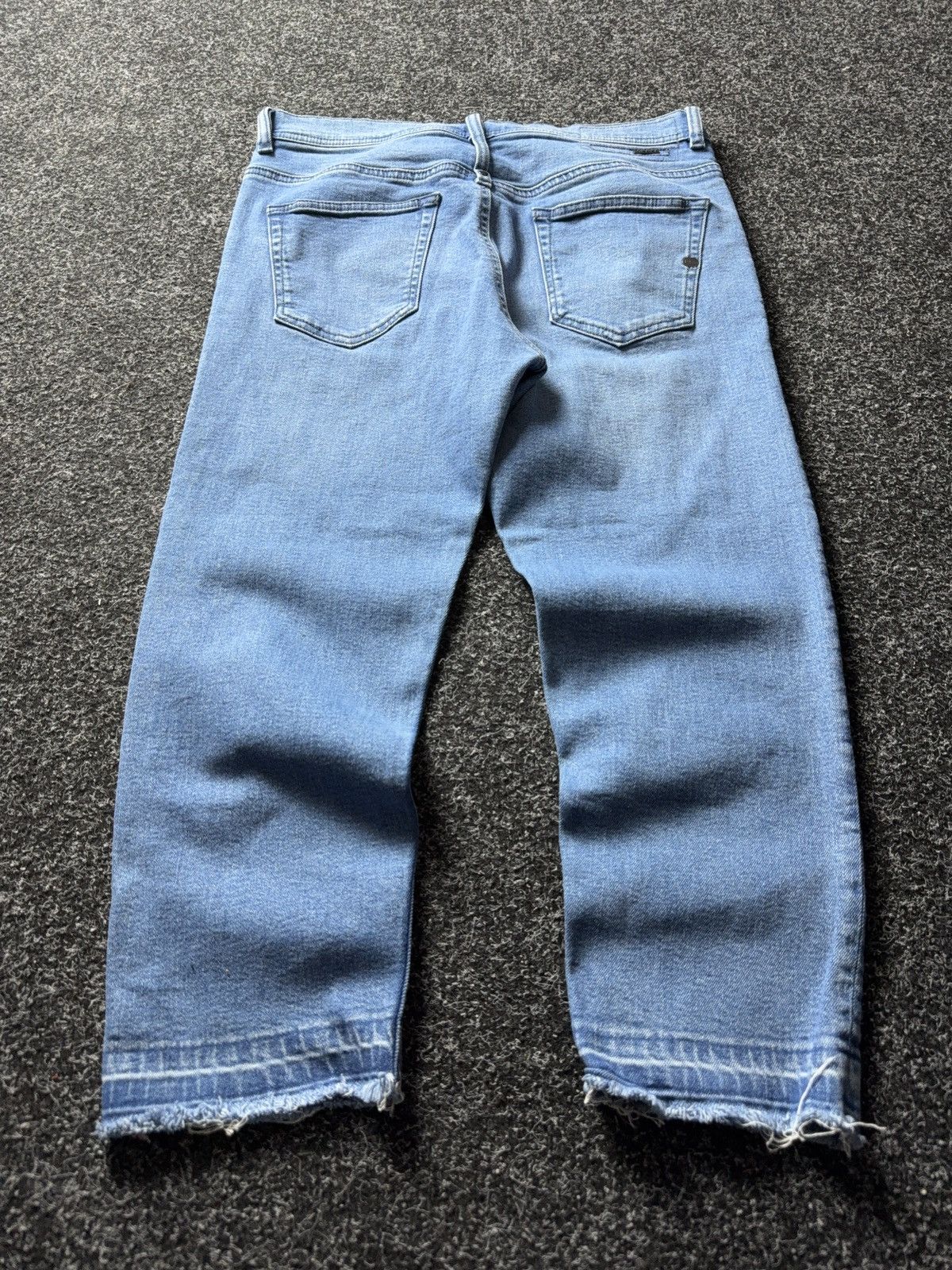 Diesel Luxury 00s Diesel Tapered Jeans Cropped Vintage Y2K Denim Size 30" / US 8 / IT 44 - 10 Thumbnail
