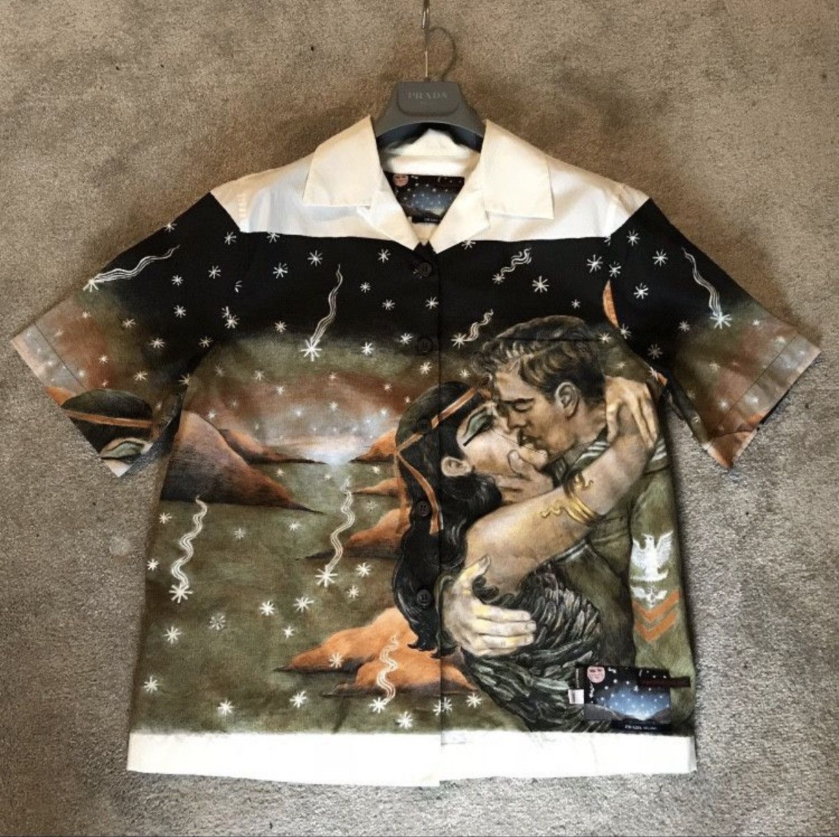 Prada Prada Impossible true love camp shirt Size US S / EU 44-46 / 1 - 1 Thumbnail