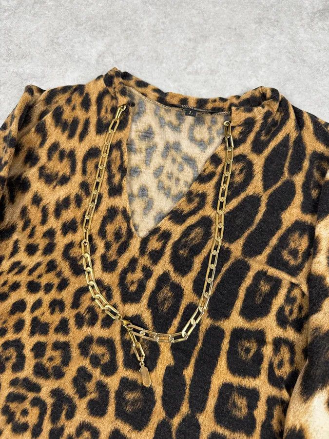 Roberto Cavalli FW2006 Roberto Cavalli Leopard & Chain Top Size S / US 4 / IT 40 - 5 Thumbnail