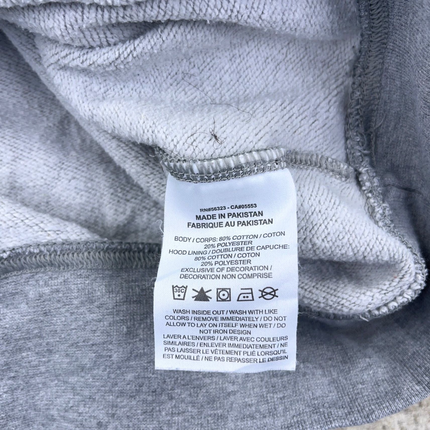 Nike Nike Hoodie Women XS Gray White Center Swoosh Baggy Retro Cotton Heather Size XS / US 0-2 / IT 36-38 - 6 Thumbnail