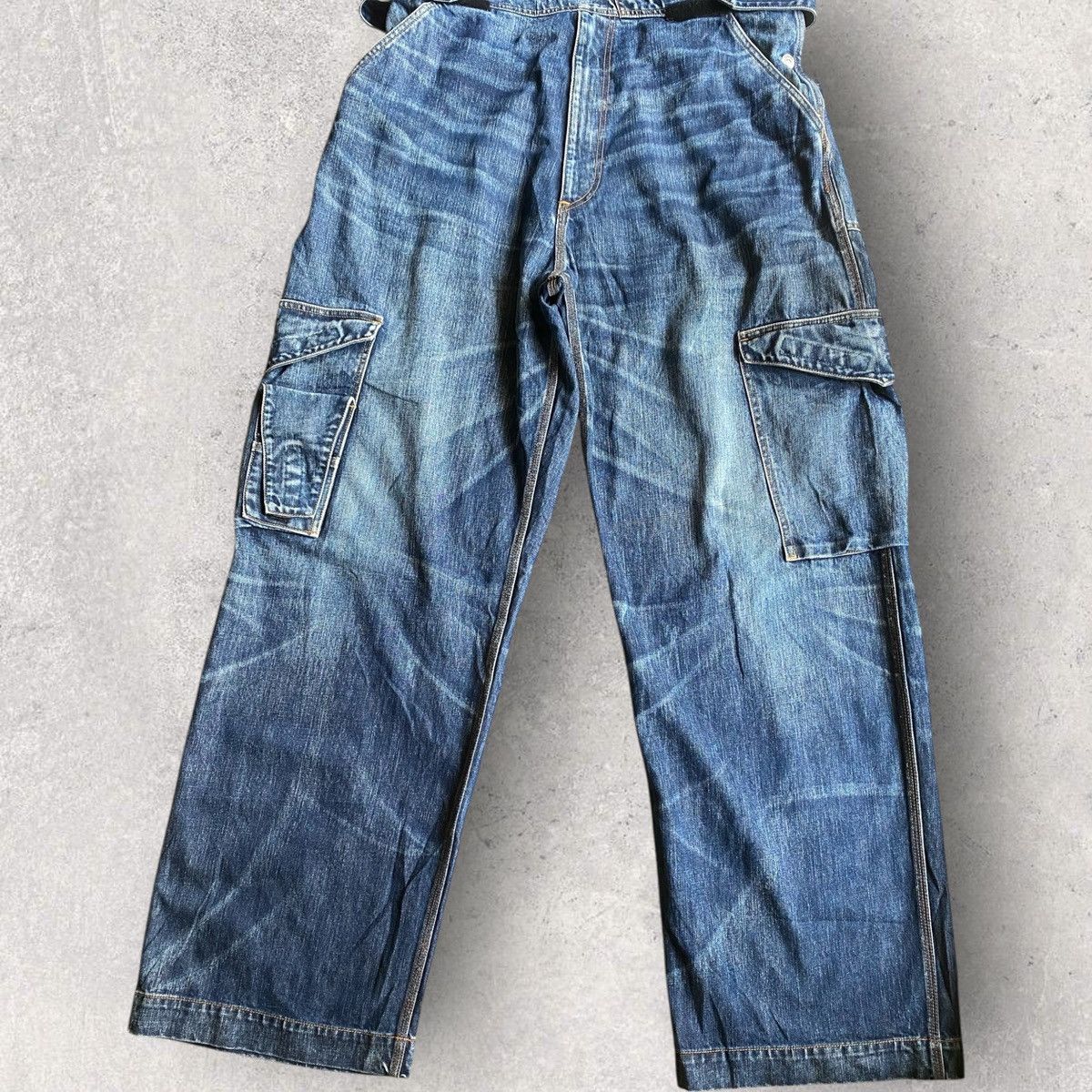 Yohji Yamamoto Vintage Y’s At Work Magic Wash Overall Denim Size US 34 / EU 50 - 8 Thumbnail