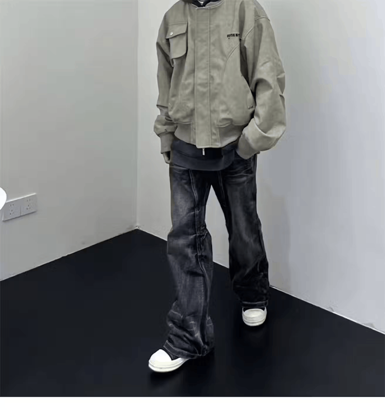 Jean Y2k Black Baggy Jeans Size US 31 - 2 Thumbnail