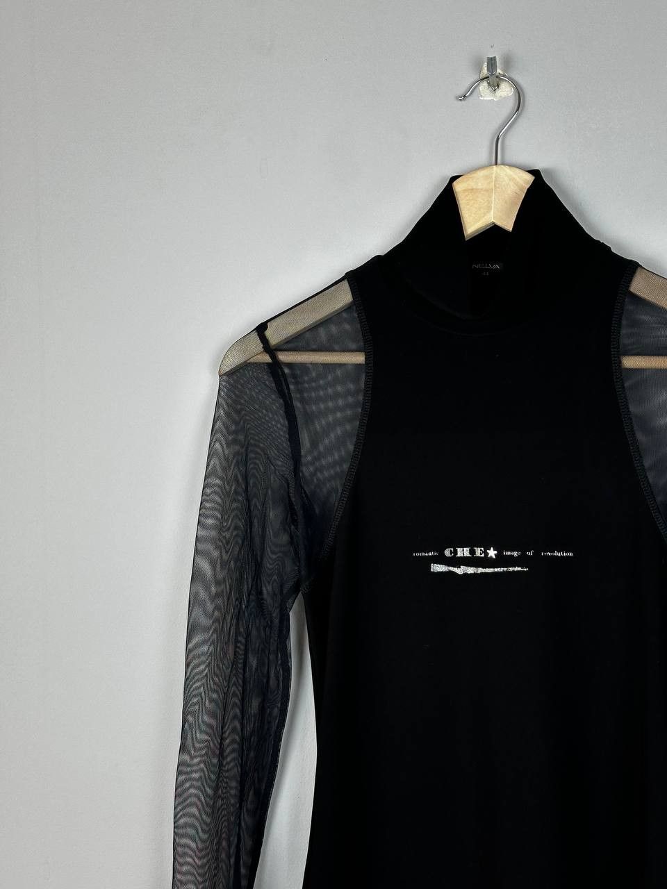 Designer Avant Garde Opium Mesh Gun Long Sleeve T Shirt Size M / US 6-8 / IT 42-44 - 1 Thumbnail