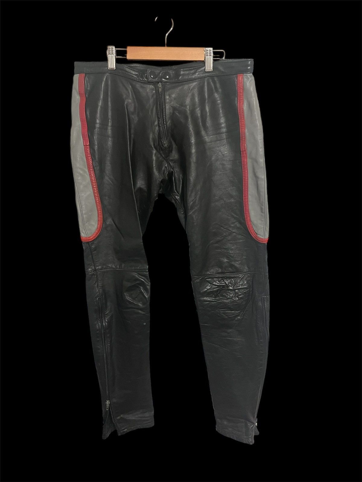 Genuine Leather “Place Beyond The Pines” lookalike Leather Moto Pants 🔥🔥🔥 Size US 34 / EU 50 - 1 Thumbnail