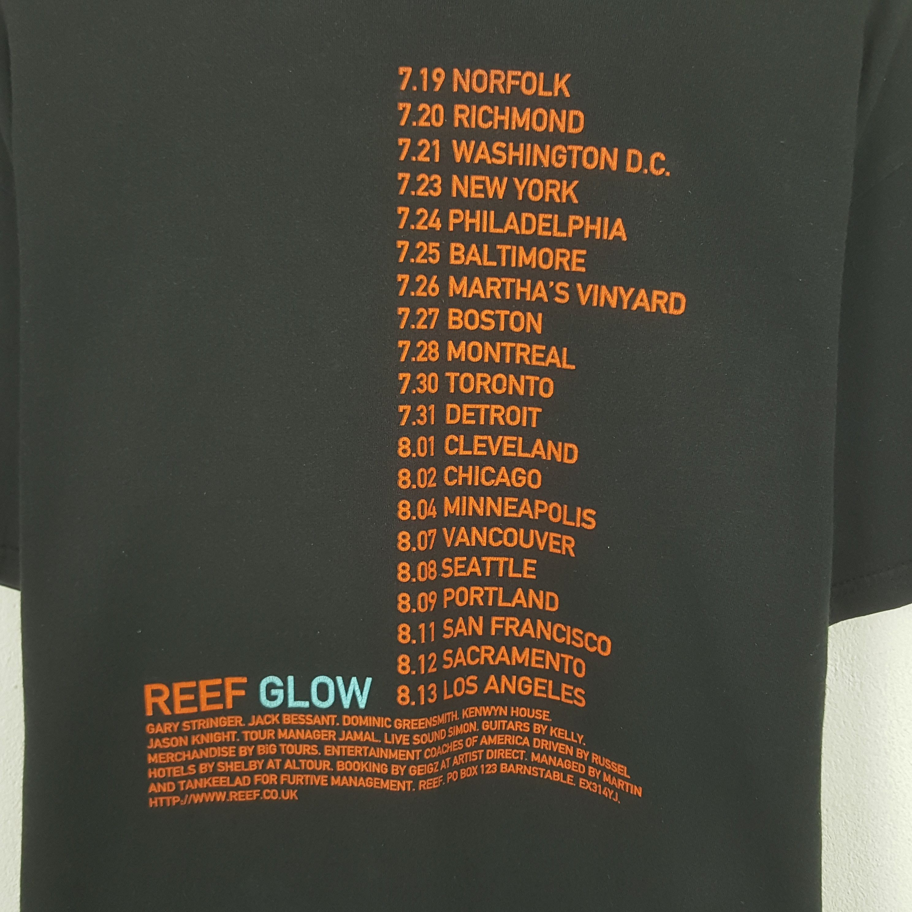 Band Tees Vintage Reef Glow Rock Band Tshirt Size US XL / EU 56 / 4 - 4 Thumbnail