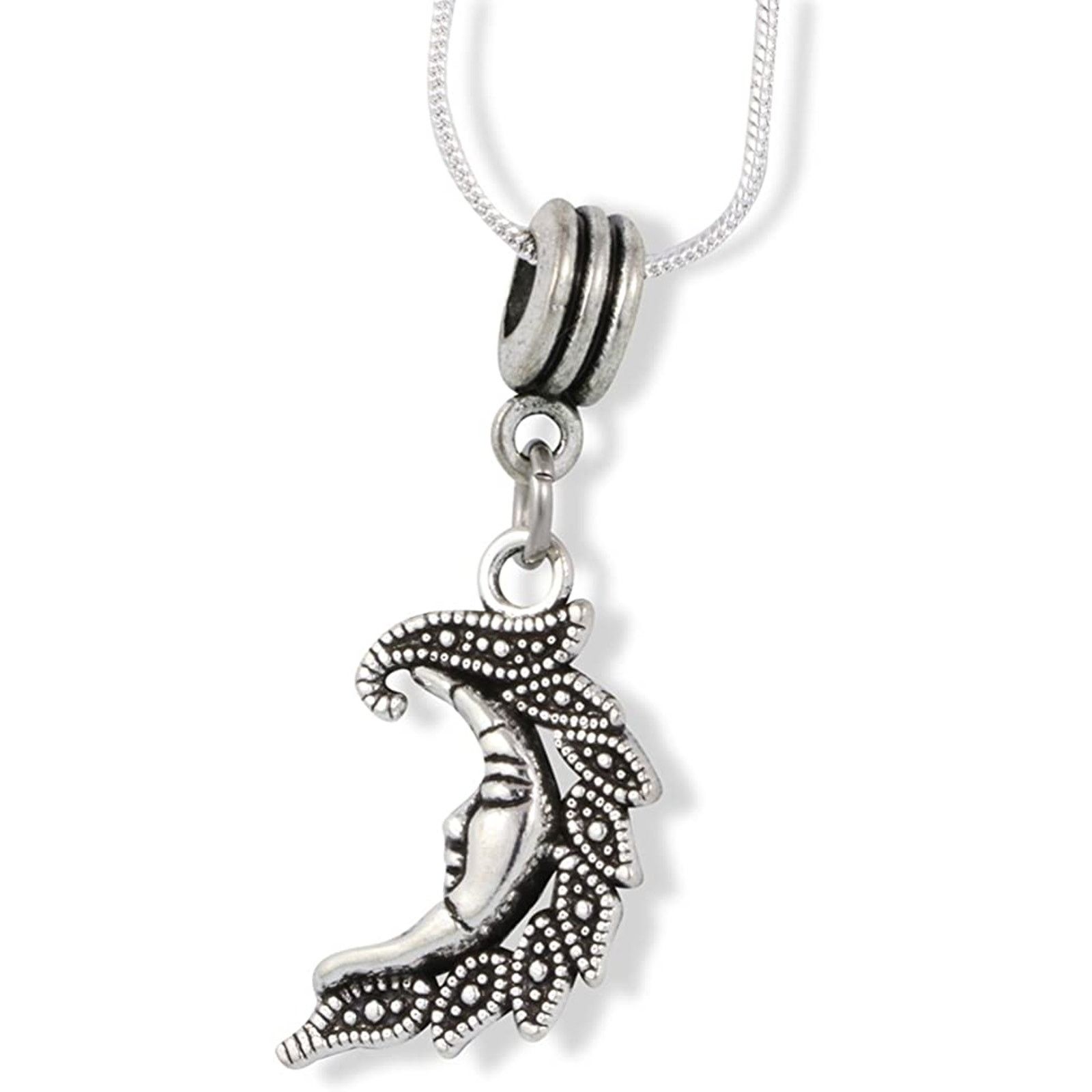& Other Stories Moon with Flares at Back Charm Snake Chain Necklace Size ONE SIZE - 1 Thumbnail