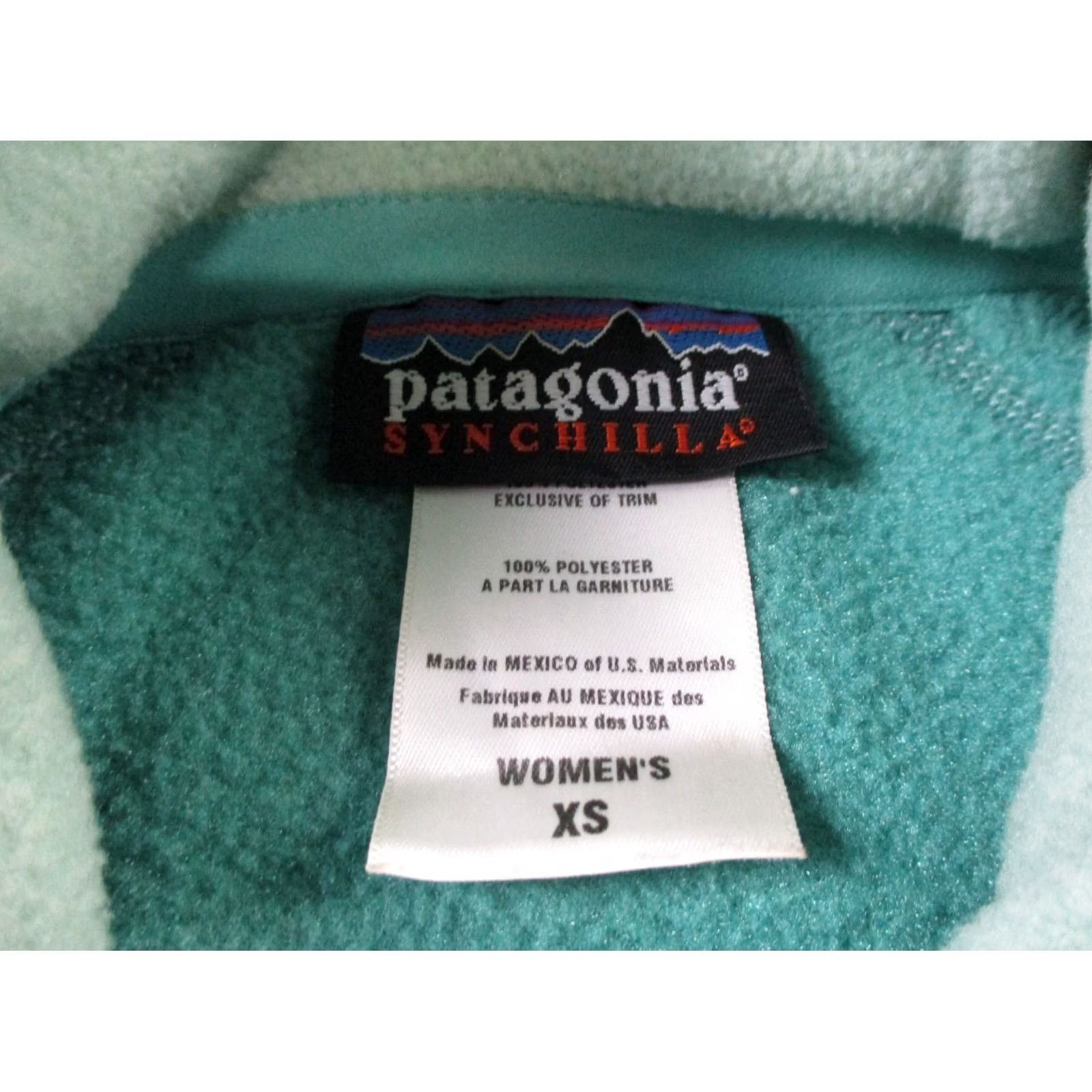 Patagonia Patagonia Vest Women's XS Fleece Synchilla Outdoor Hiking Camping Green Logo Pockets Zip Mid-Length Sleeveless Size XS / US 0-2 / IT 36-38 - 6 Thumbnail