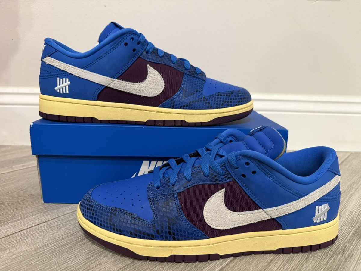 Undefeated Nike Dunk Low On It Single Blue White Purple 12