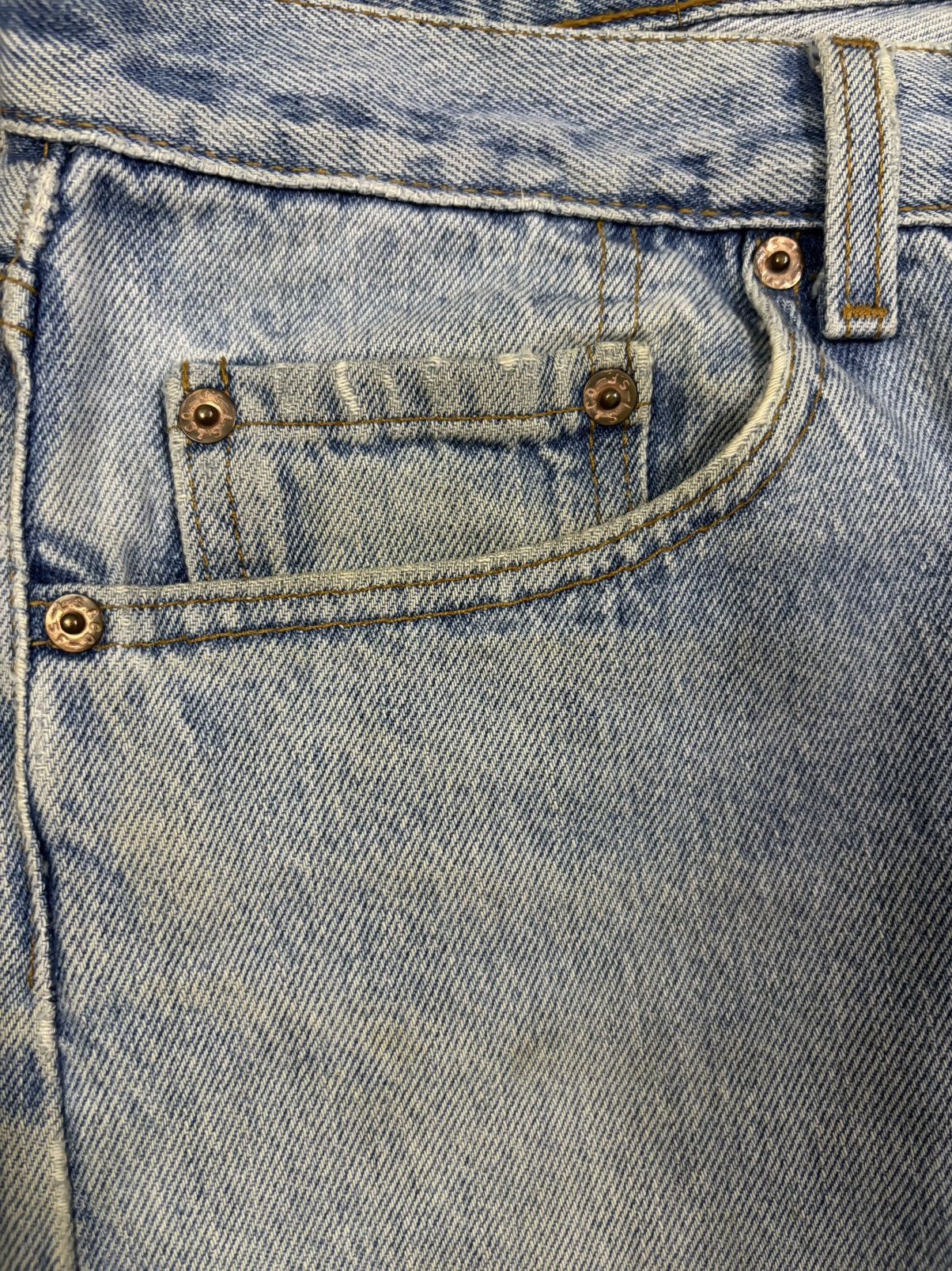 Levi's Vintage 90s Levis 501 Rusty Mud Wash Distressed Grunge Jeans Size US 31 - 4 Thumbnail