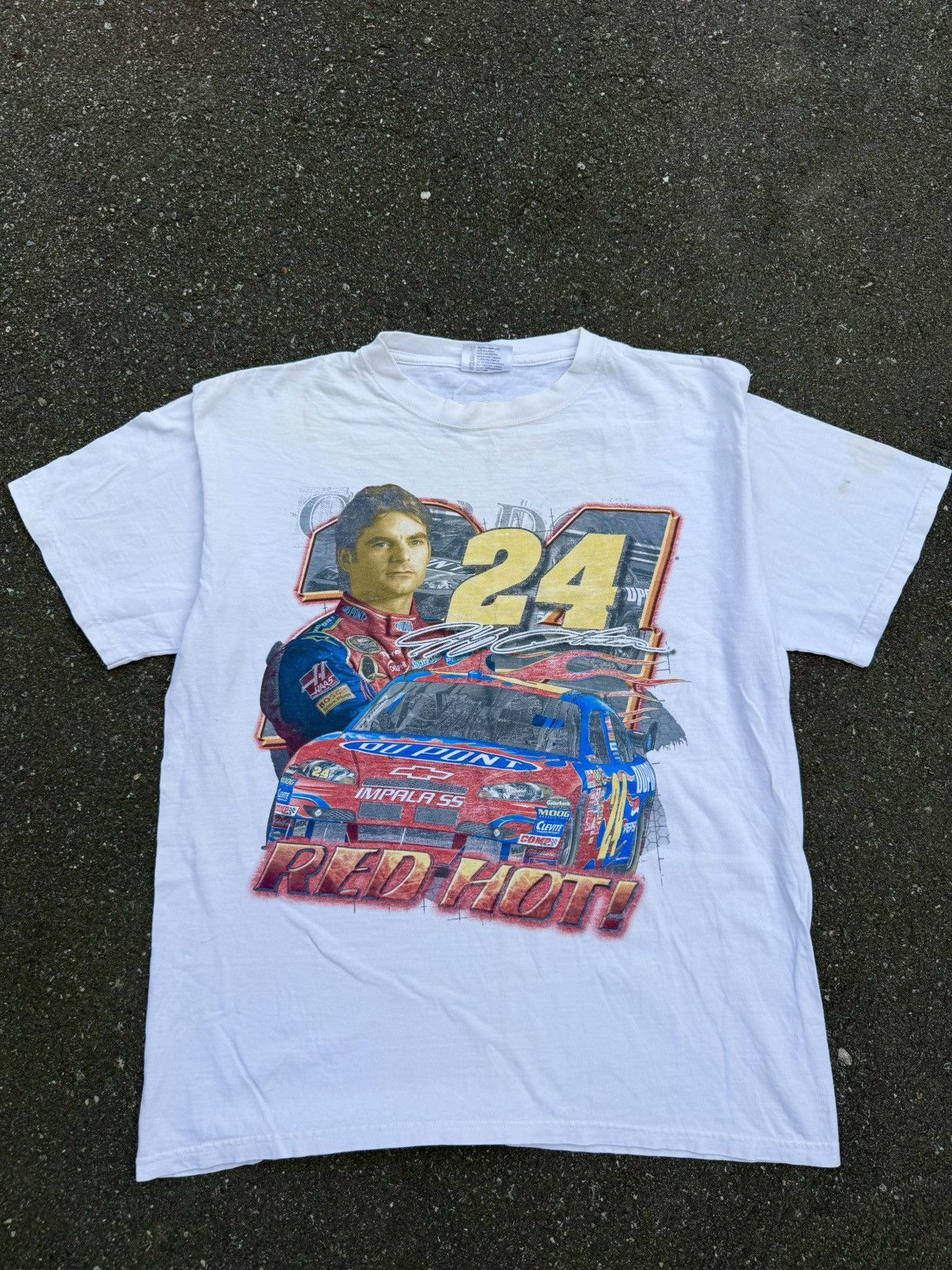 Chase Authentics Vintage Y2K 2000 Jeff Gordon NASCAR Racing Tee Shirt Size US L / EU 52-54 / 3 - 1 Thumbnail